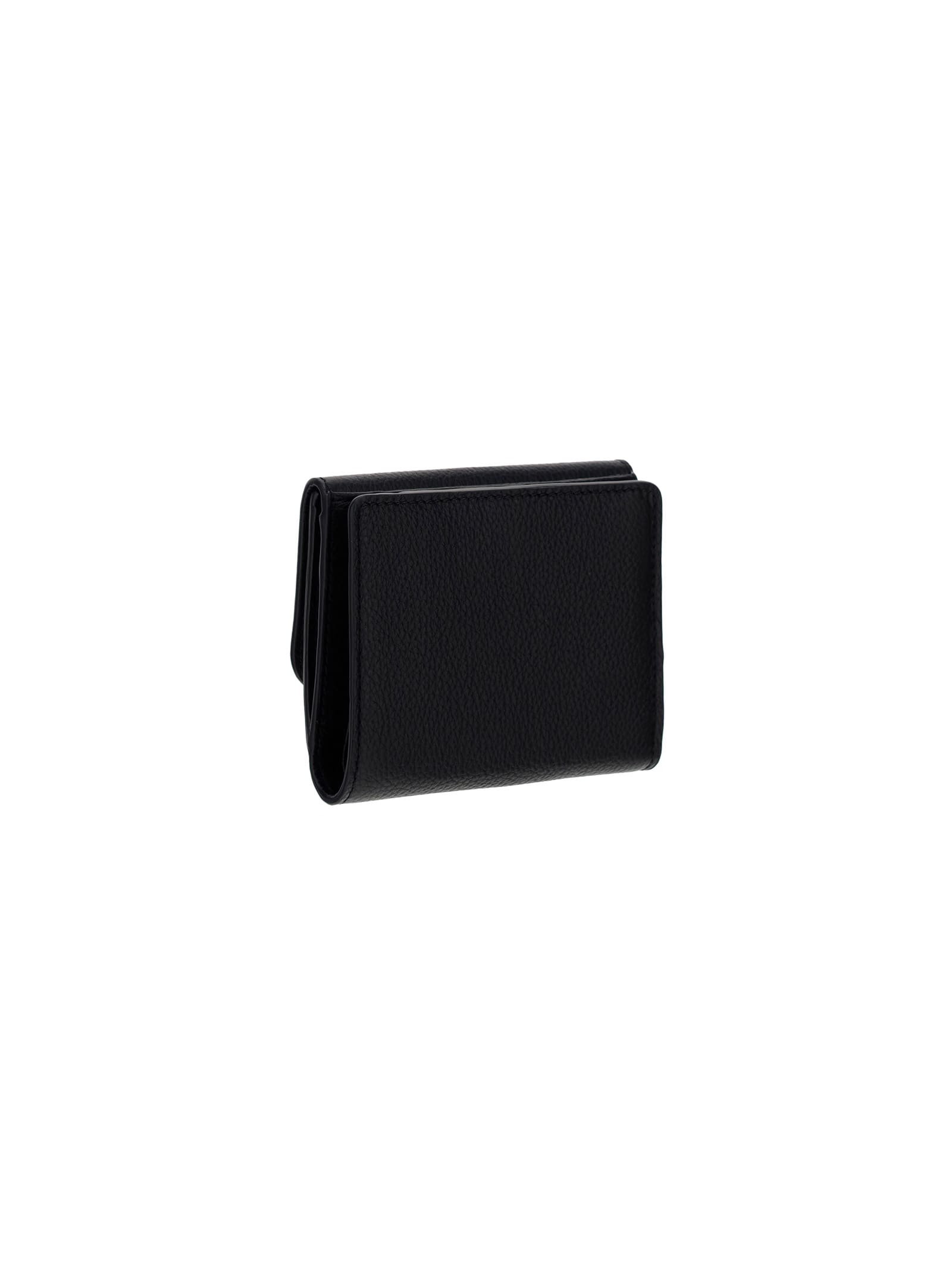 Shop Chloé Marcie Wallet In Nero