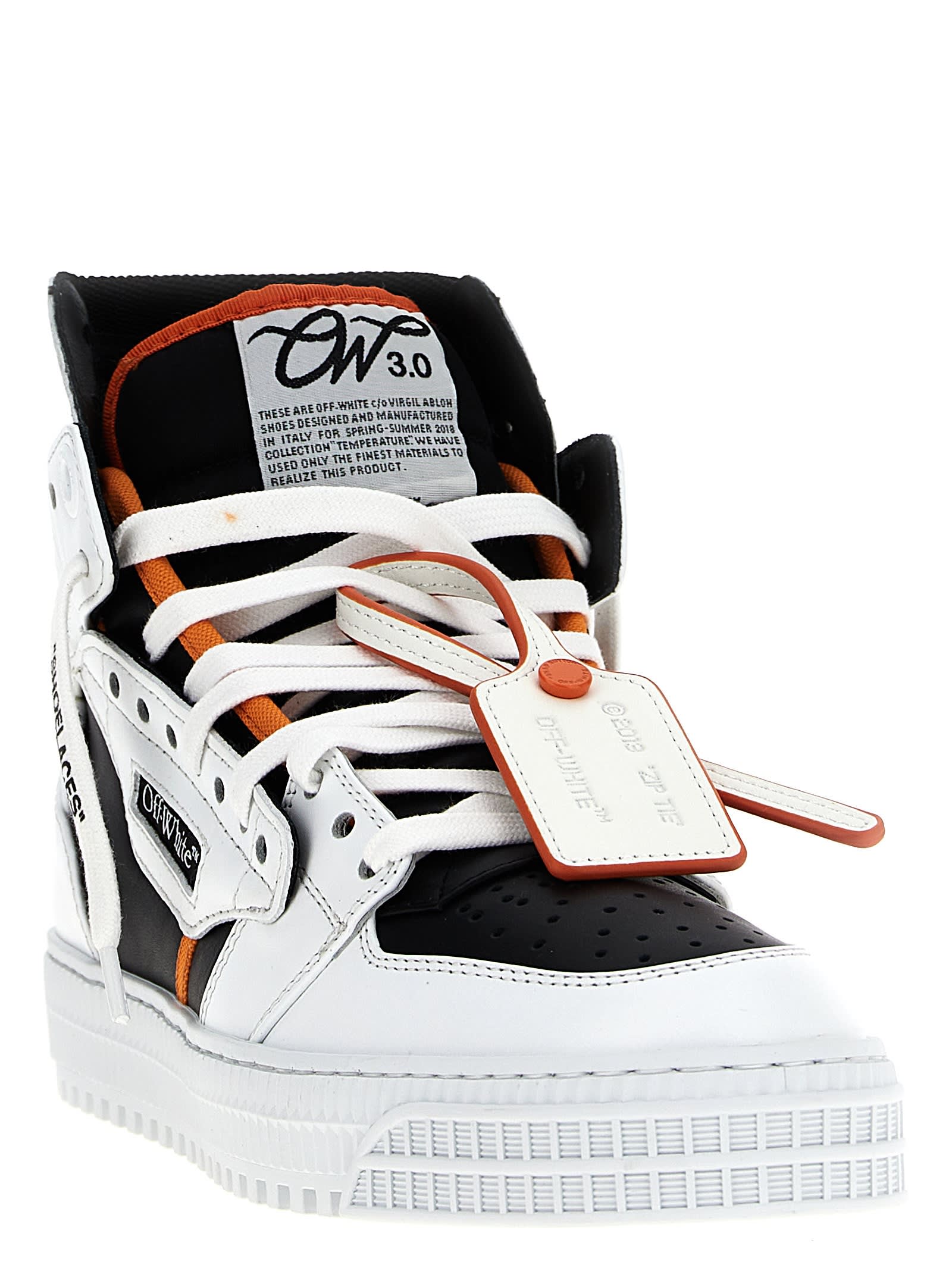 Shop Off-white 3.0 Off Court Sneakers In White/black