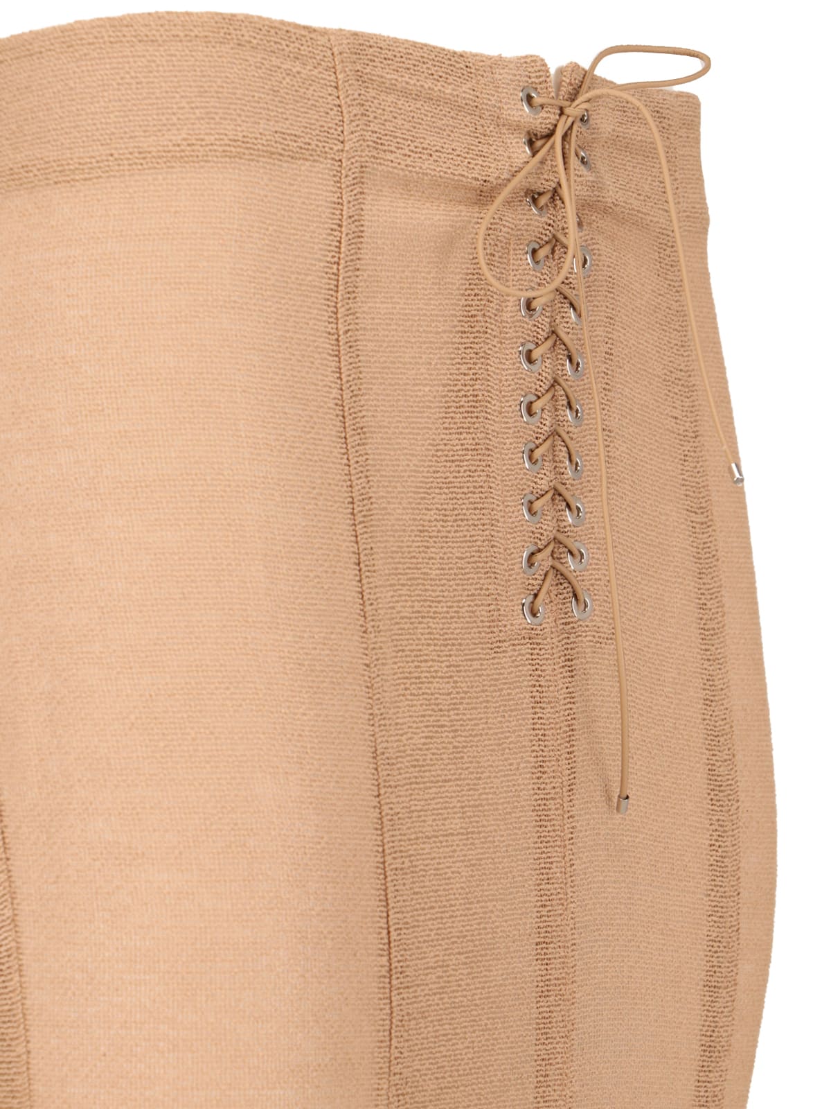 Shop Ludovic De Saint Sernin A-line Maxi Skirt In Beige