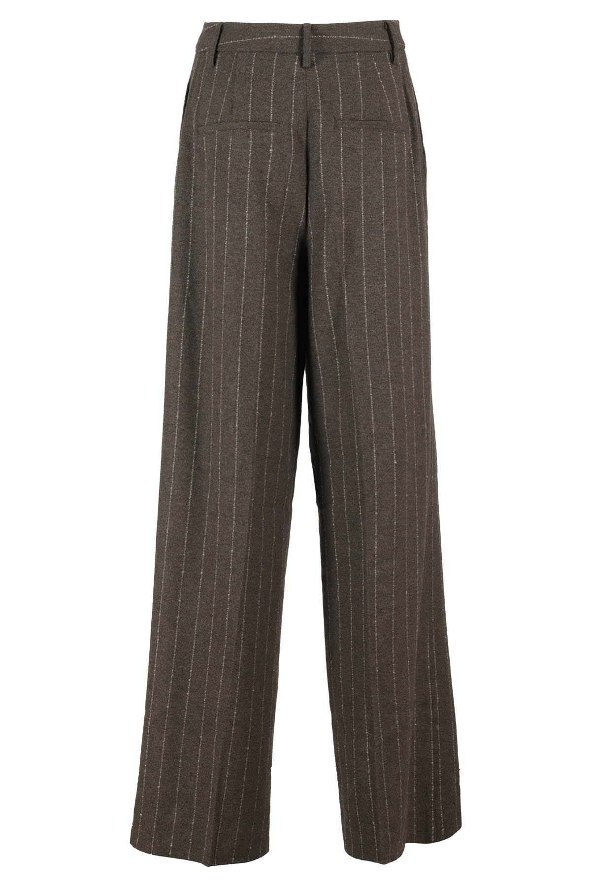 Shop Remain Birger Christensen Pinstripe Wide Pants