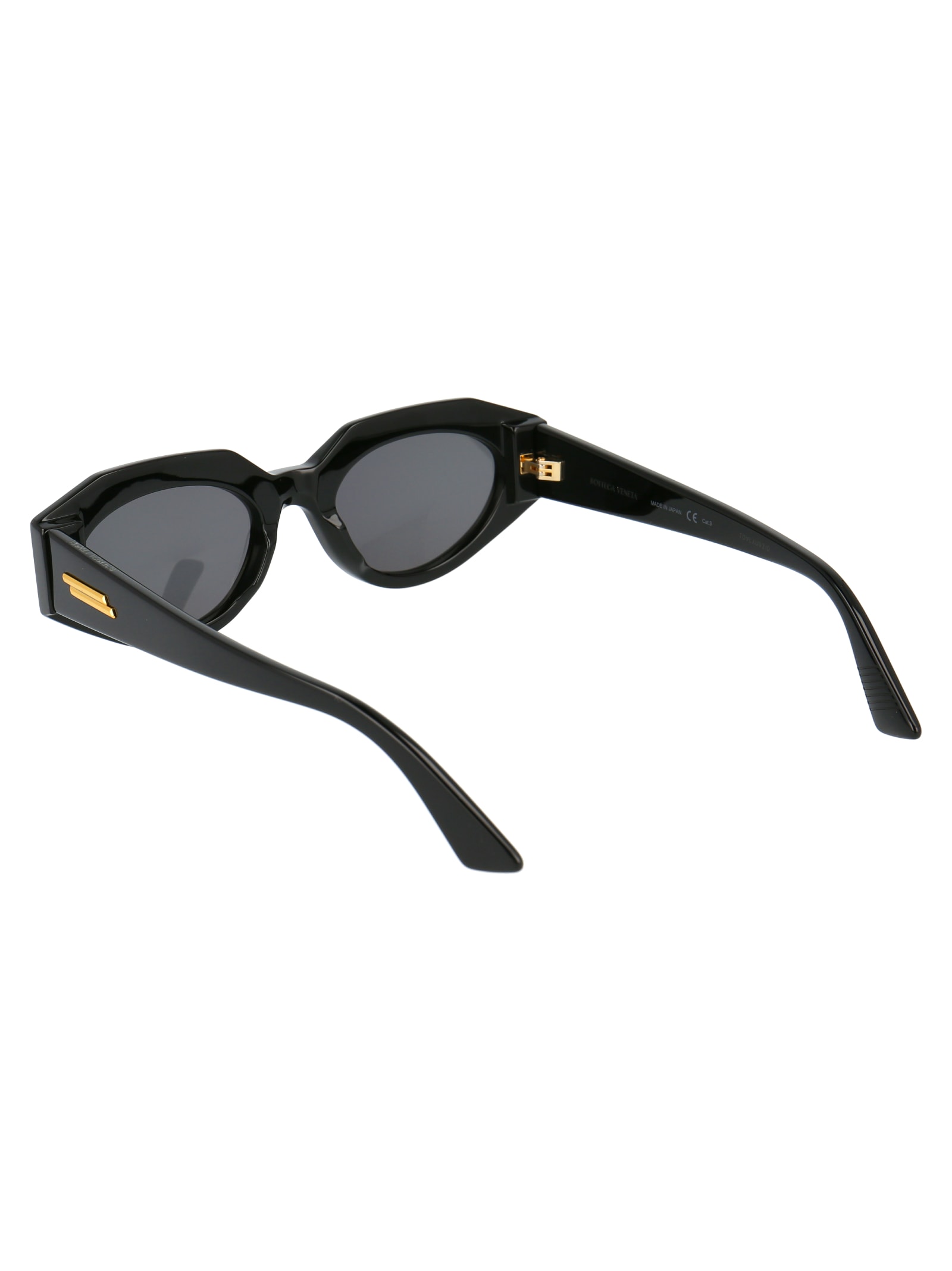 Shop Bottega Veneta Bv1031s Sunglasses In 001 Black Black Grey