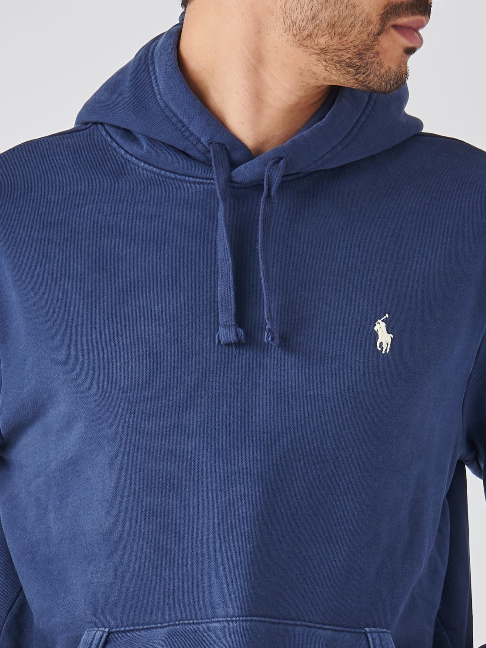 Shop Polo Ralph Lauren Long Sleeve Sweartshirt Sweatshirt In Blu