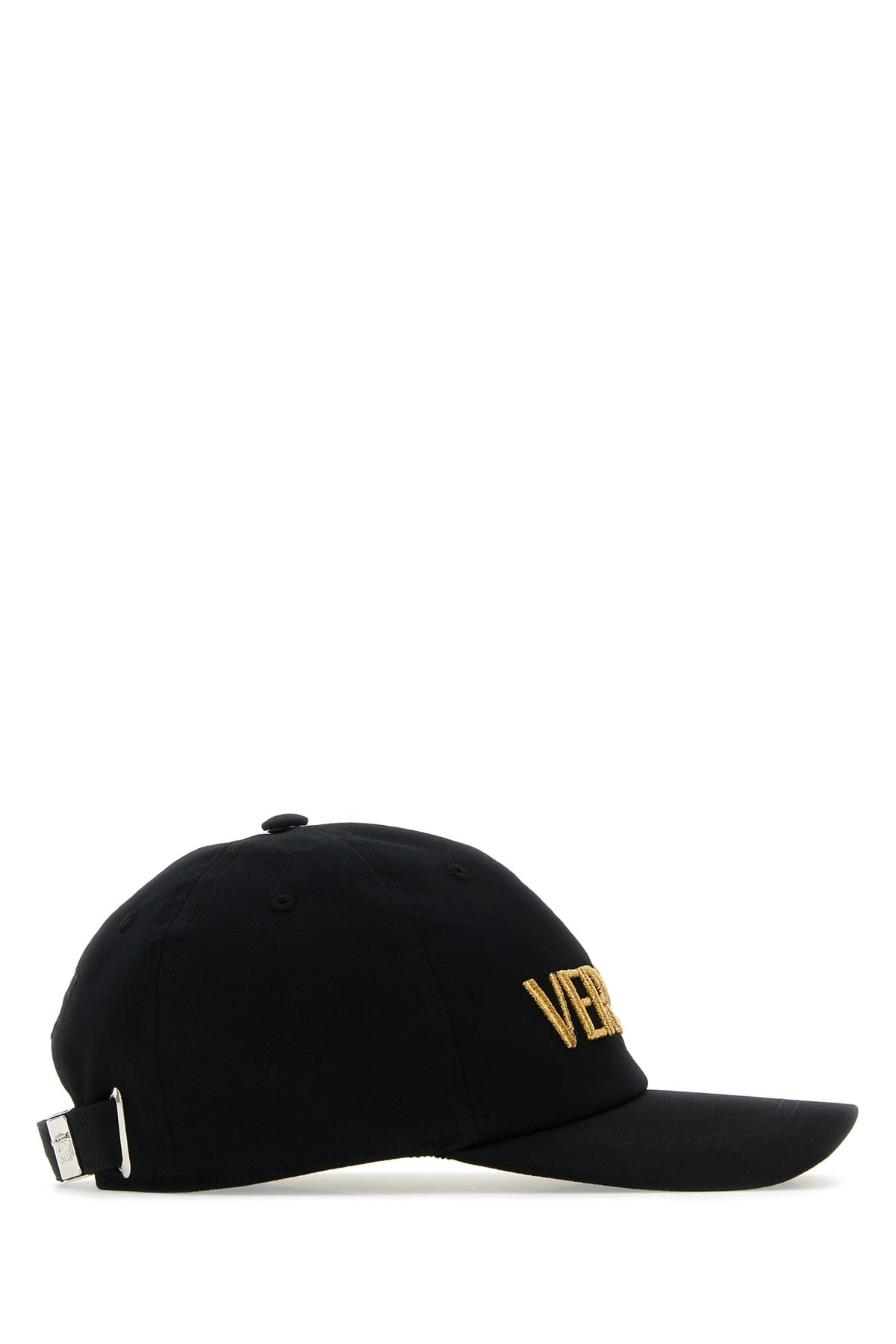 Shop Versace Cappello In Nerooro