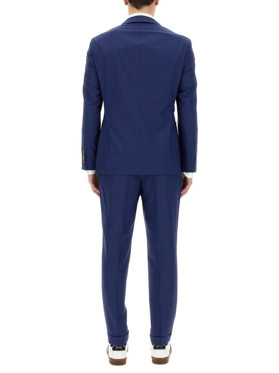 Shop Hugo Boss Regular Fit Suit In Blue