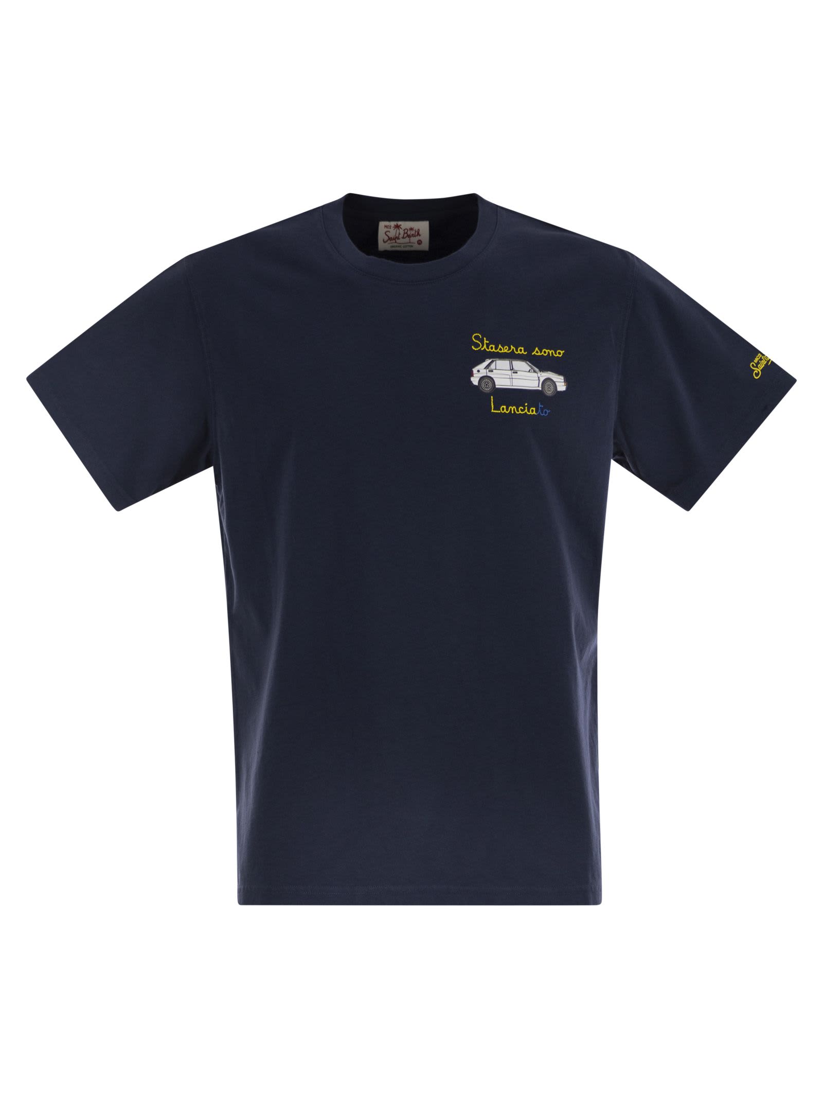 Mc2 Saint Barth T-shirt With Chest Print