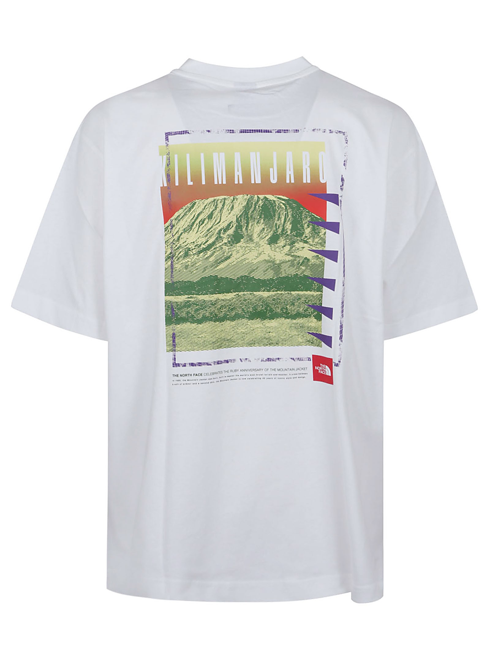 The North Face Axys Oversized T-shirt In White Dune