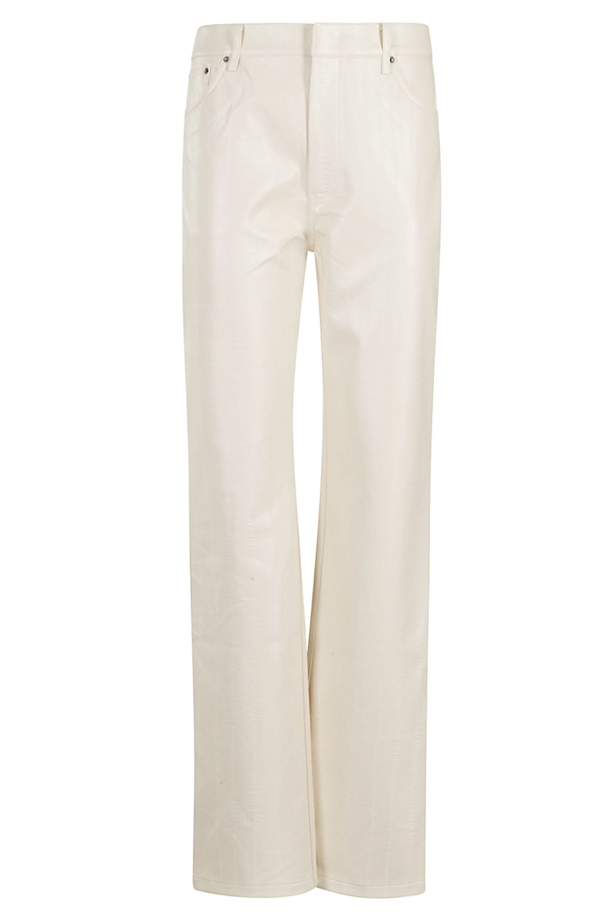 Textured Straight Pants