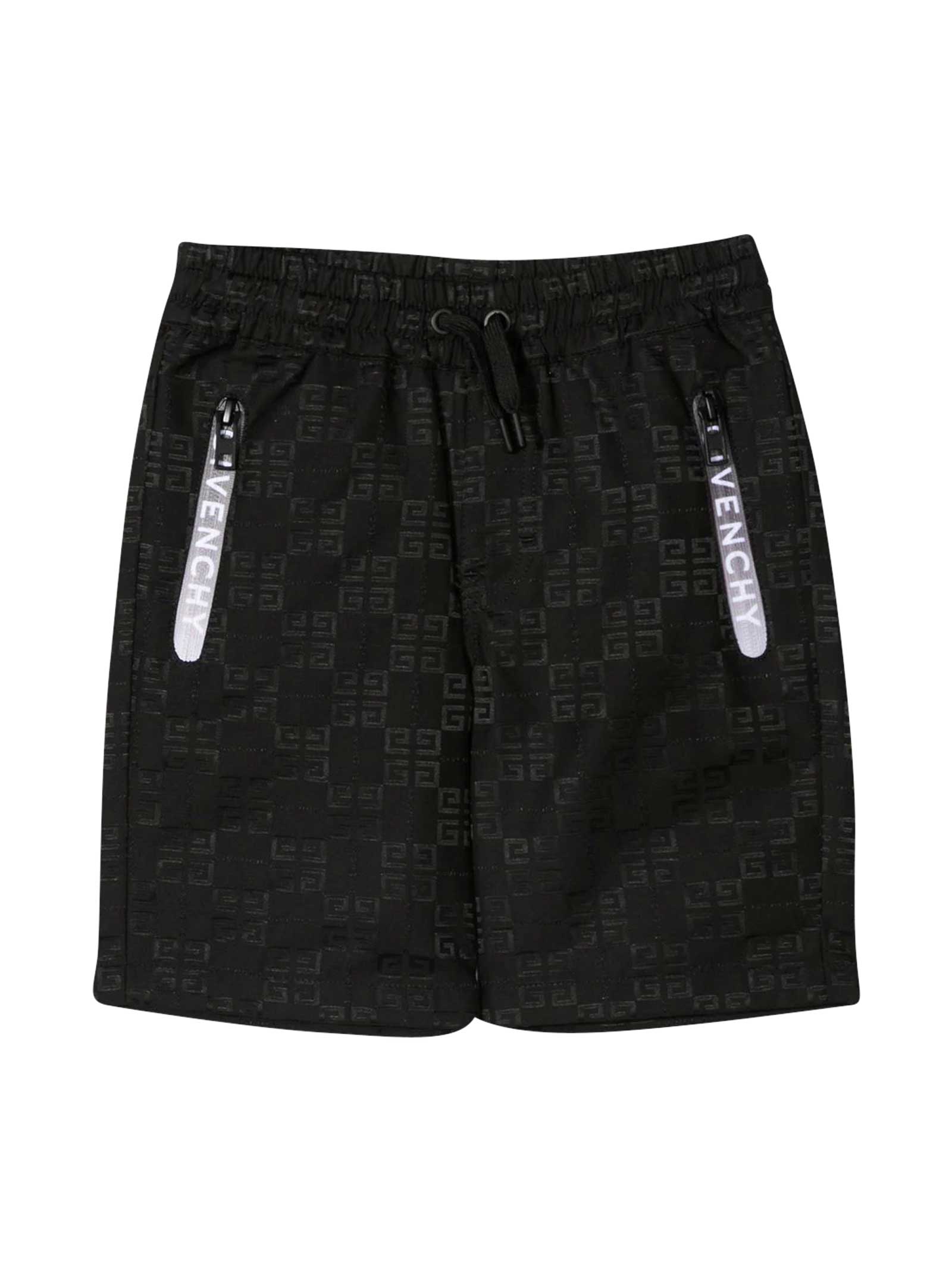Givenchy Black Bermuda Shorts Teen