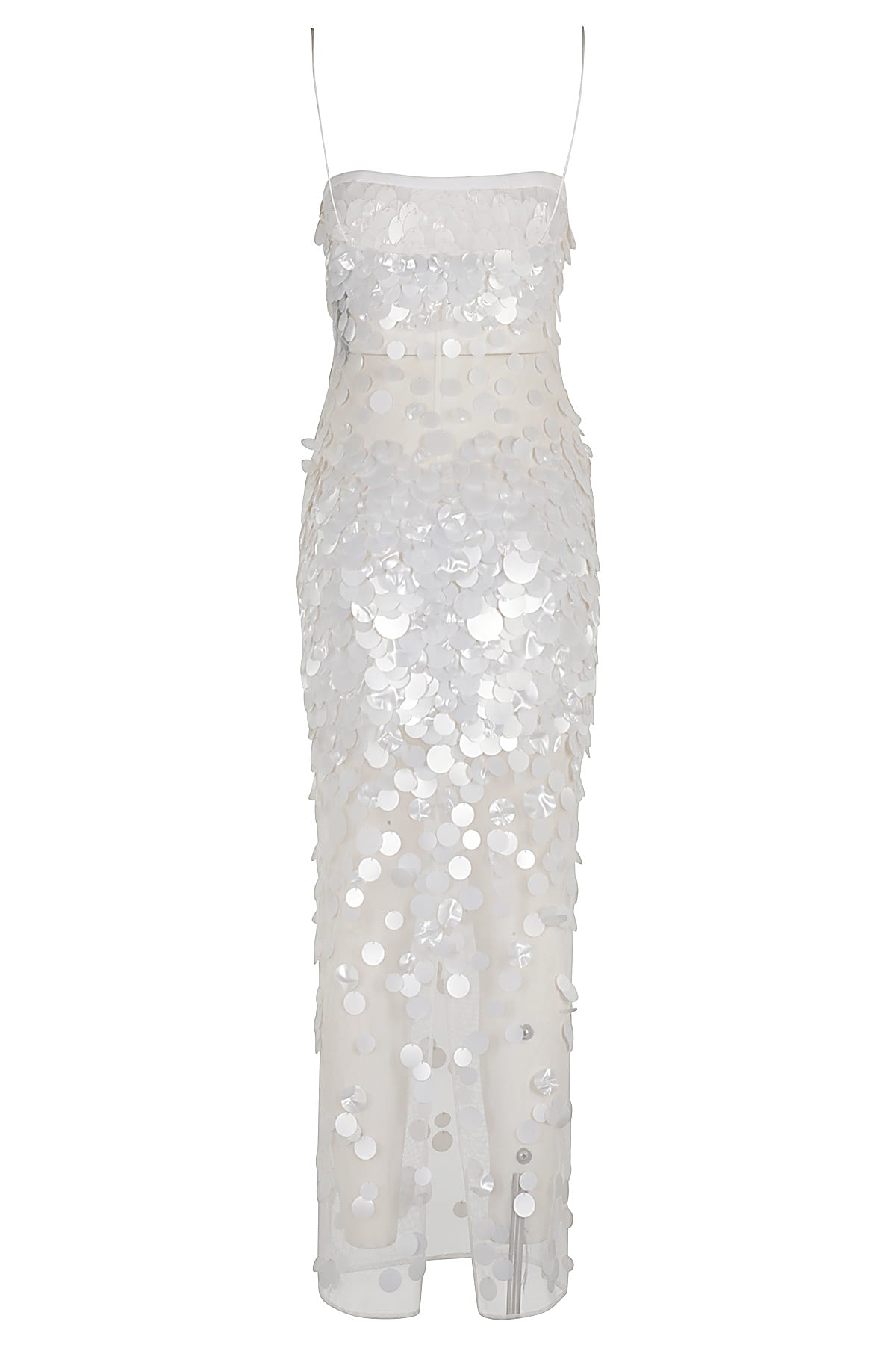 Shop Retroféte Mischa Sequin Dress In Ivory