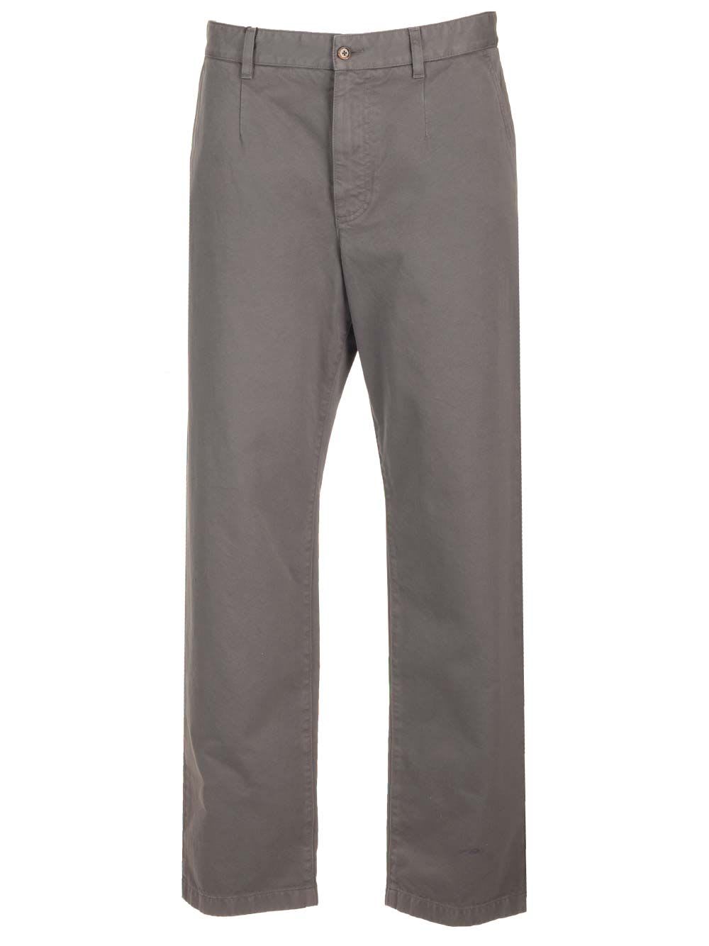 Trousers In Cotton Canvas