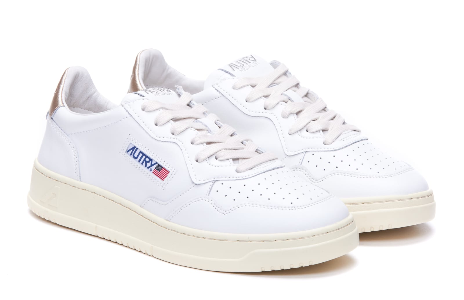 Shop Autry Medialist Low Sneakers In White