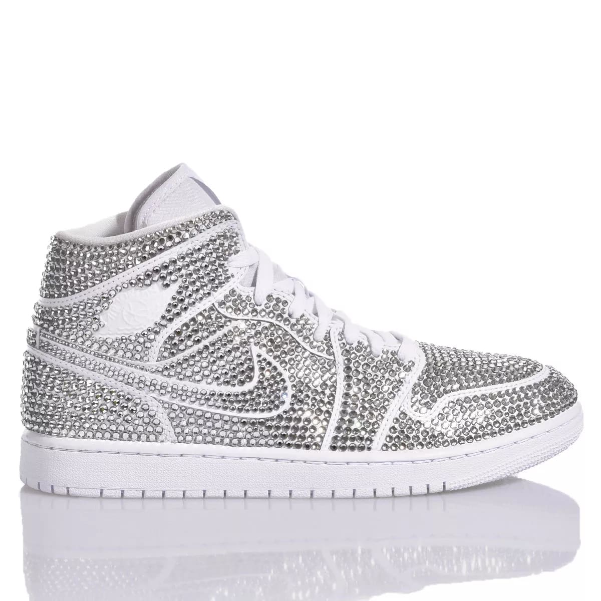 Shop Mimanera Nike Air Jordan 1 Luxury Crystal Custom