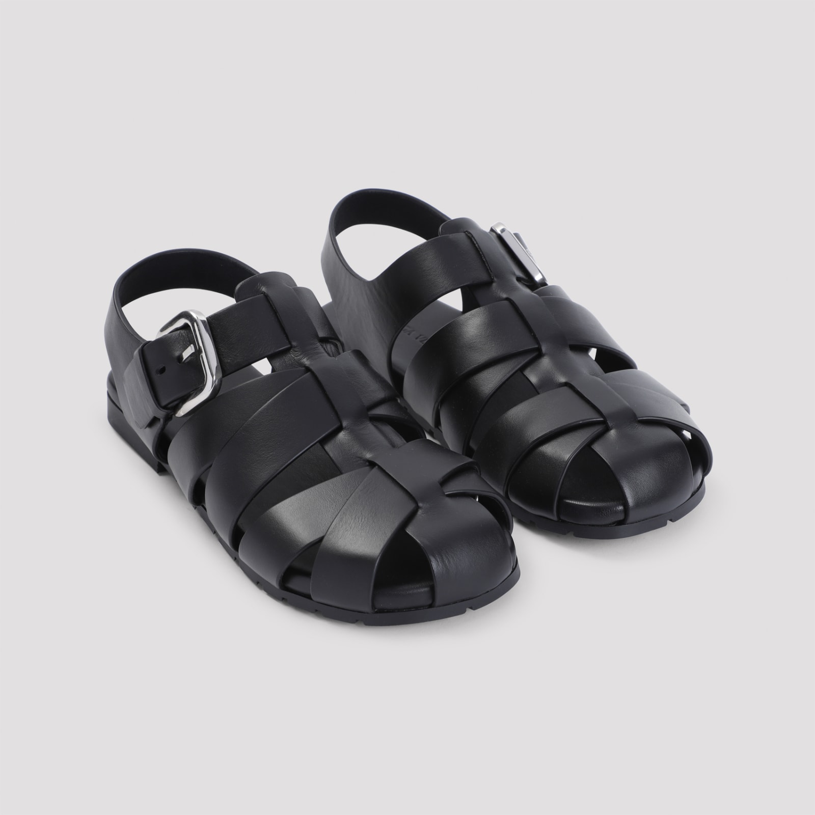 Shop Bottega Veneta Alfie Sandal In Black