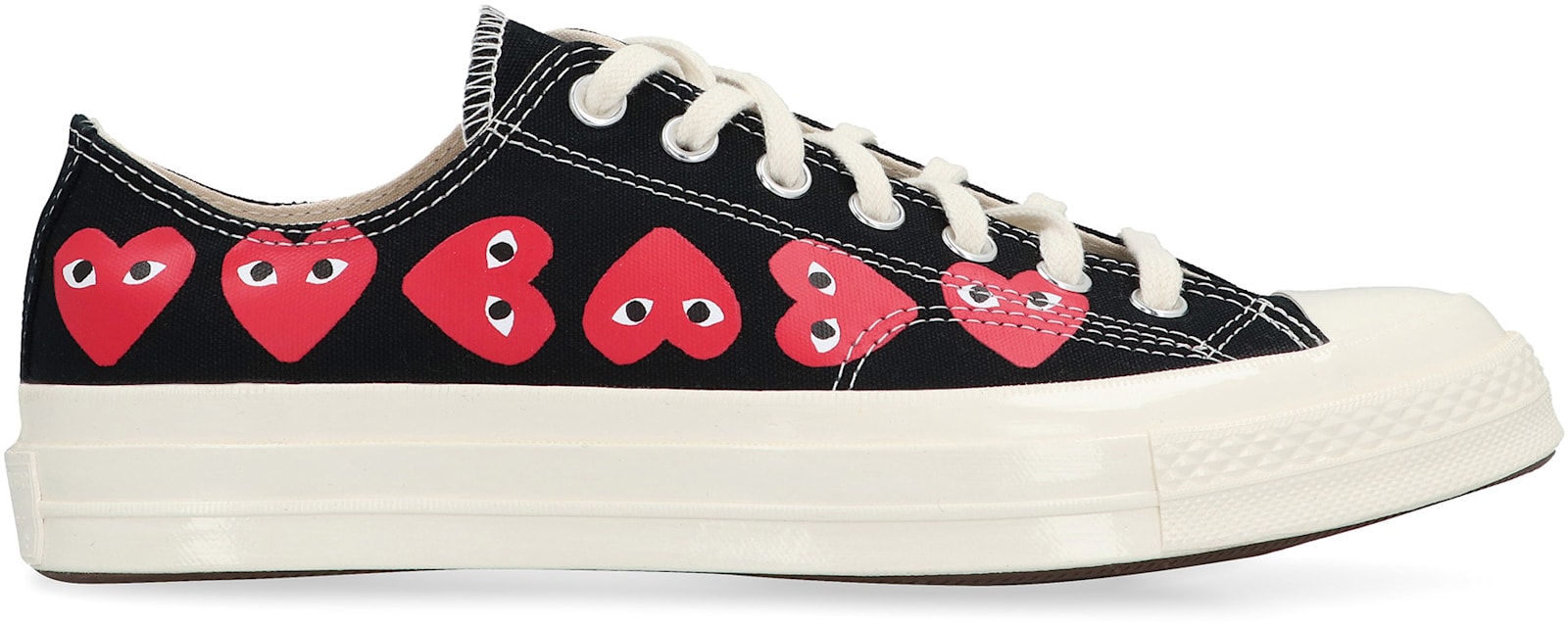 Comme Des Garçons Play Converse X Cdg Sneakers In Black