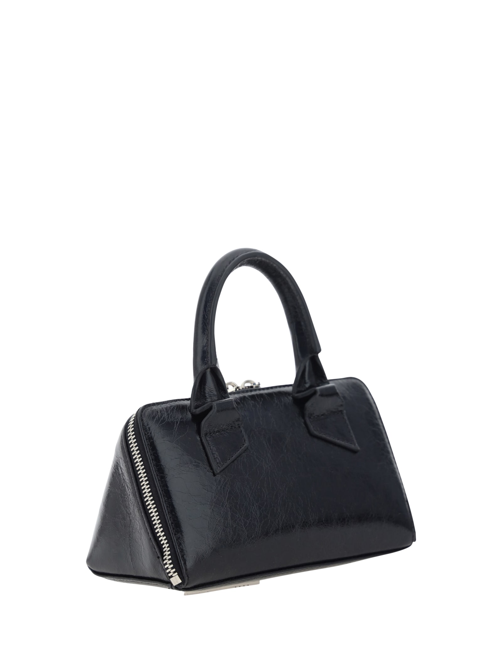 Shop Attico Friday Mini Handbag In Black