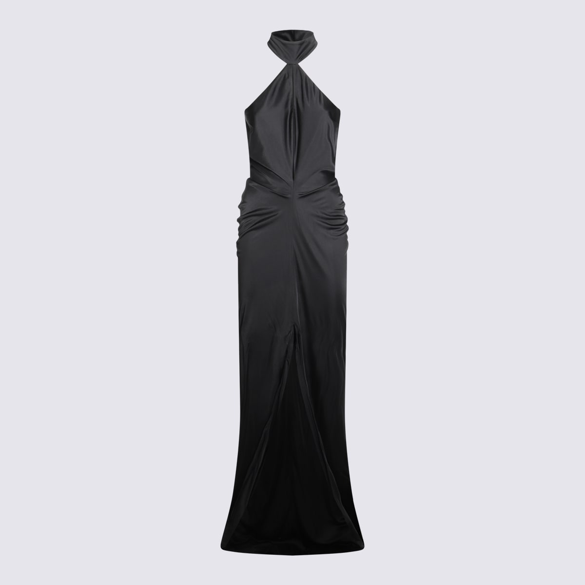 Black Viscose Maxi Dress