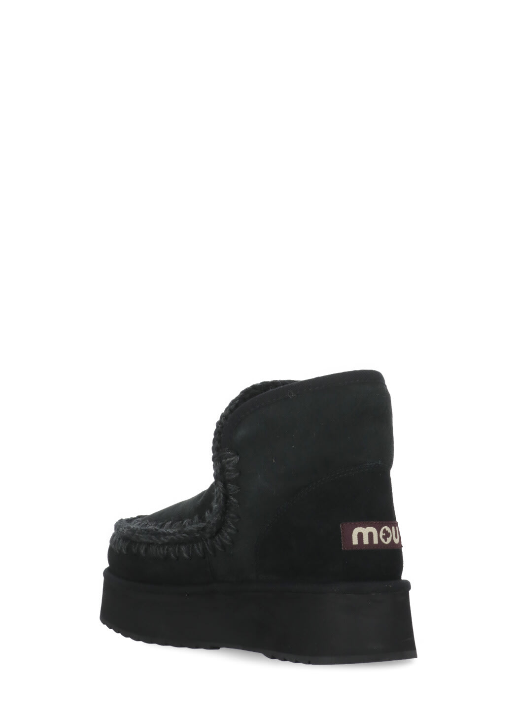 Shop Mou Mini Eskimo Platform Boots In Black