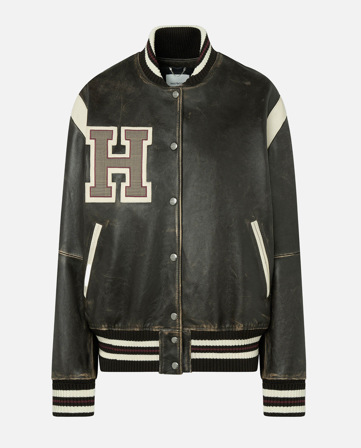 Halfboy Bomber Varsity In Black