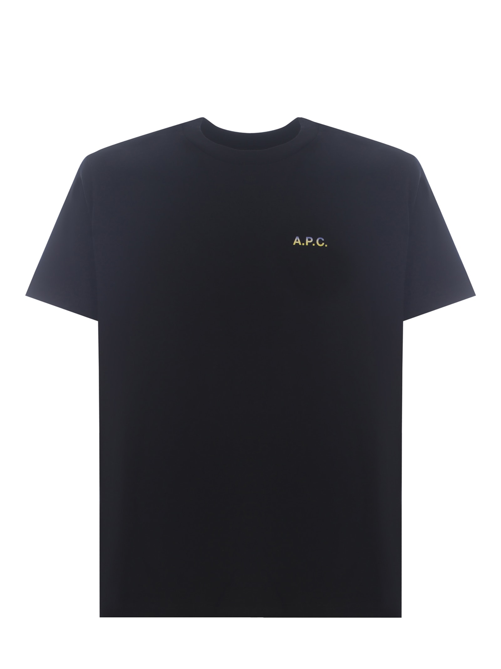 Shop Apc T-shirt A.p.c. Nolan Made Of Cotton In Nero
