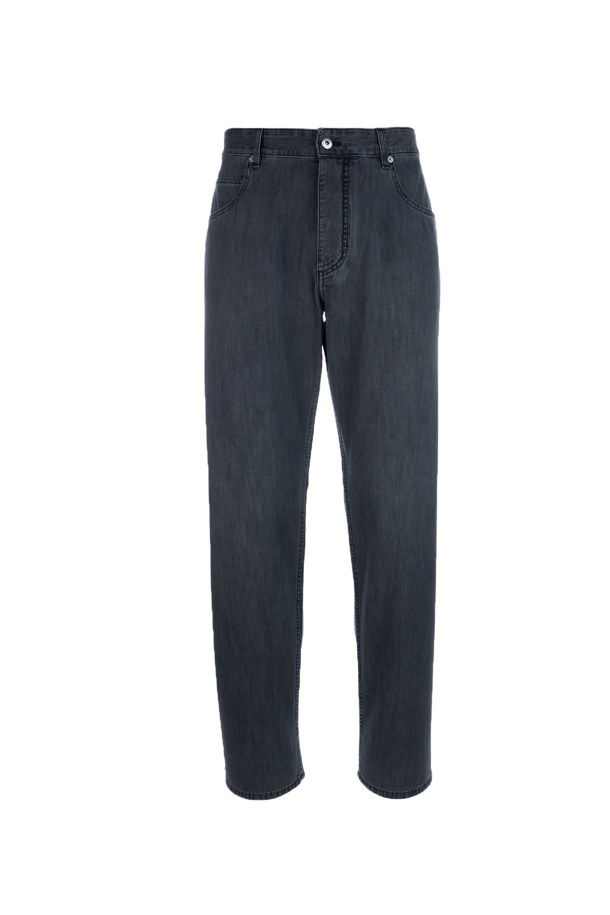 Bottega Veneta Matt Wide Leg Corduroy Pants In Gray