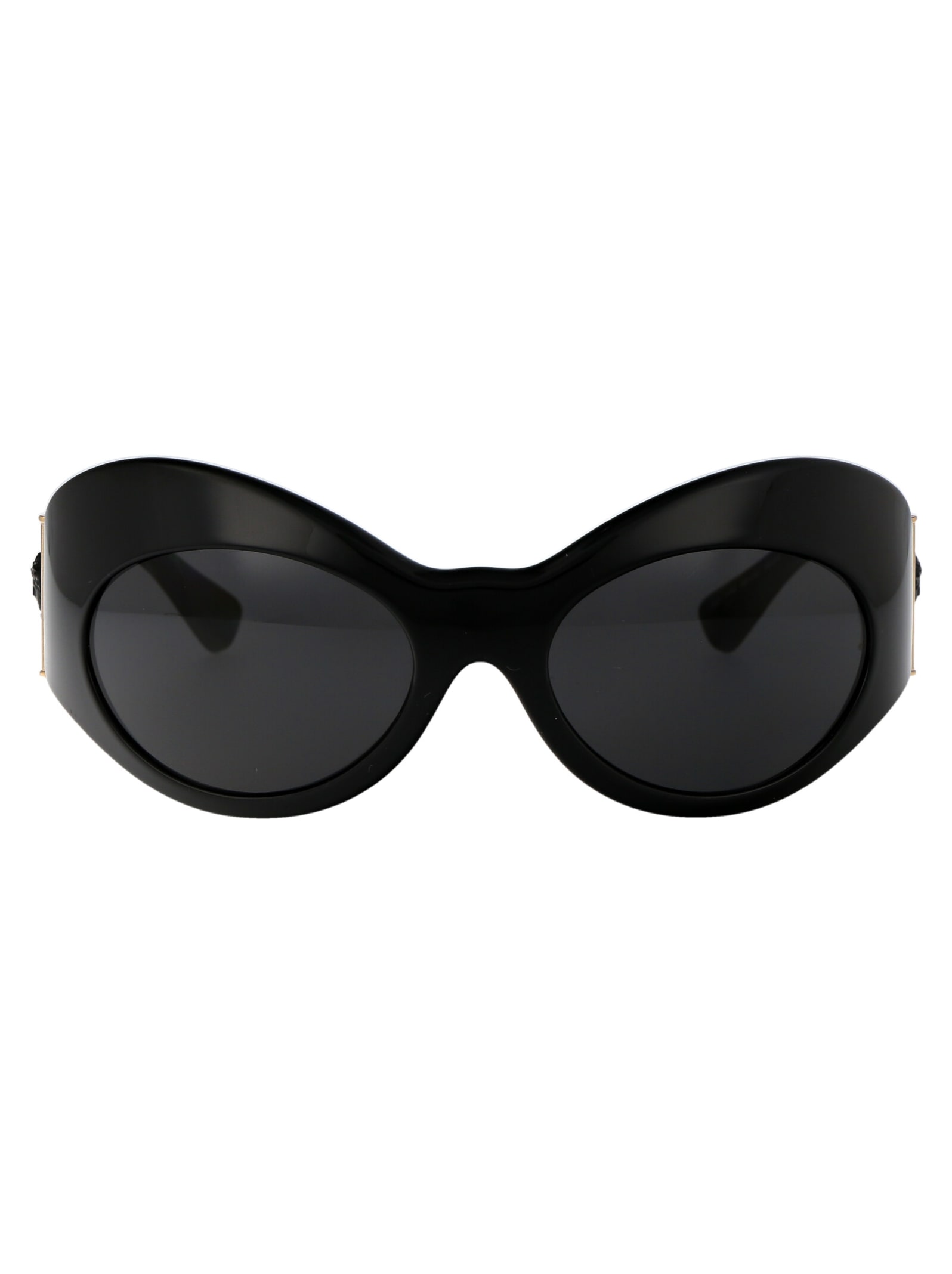 Shop Versace 0ve4462 Sunglasses In Gb1/87 Black
