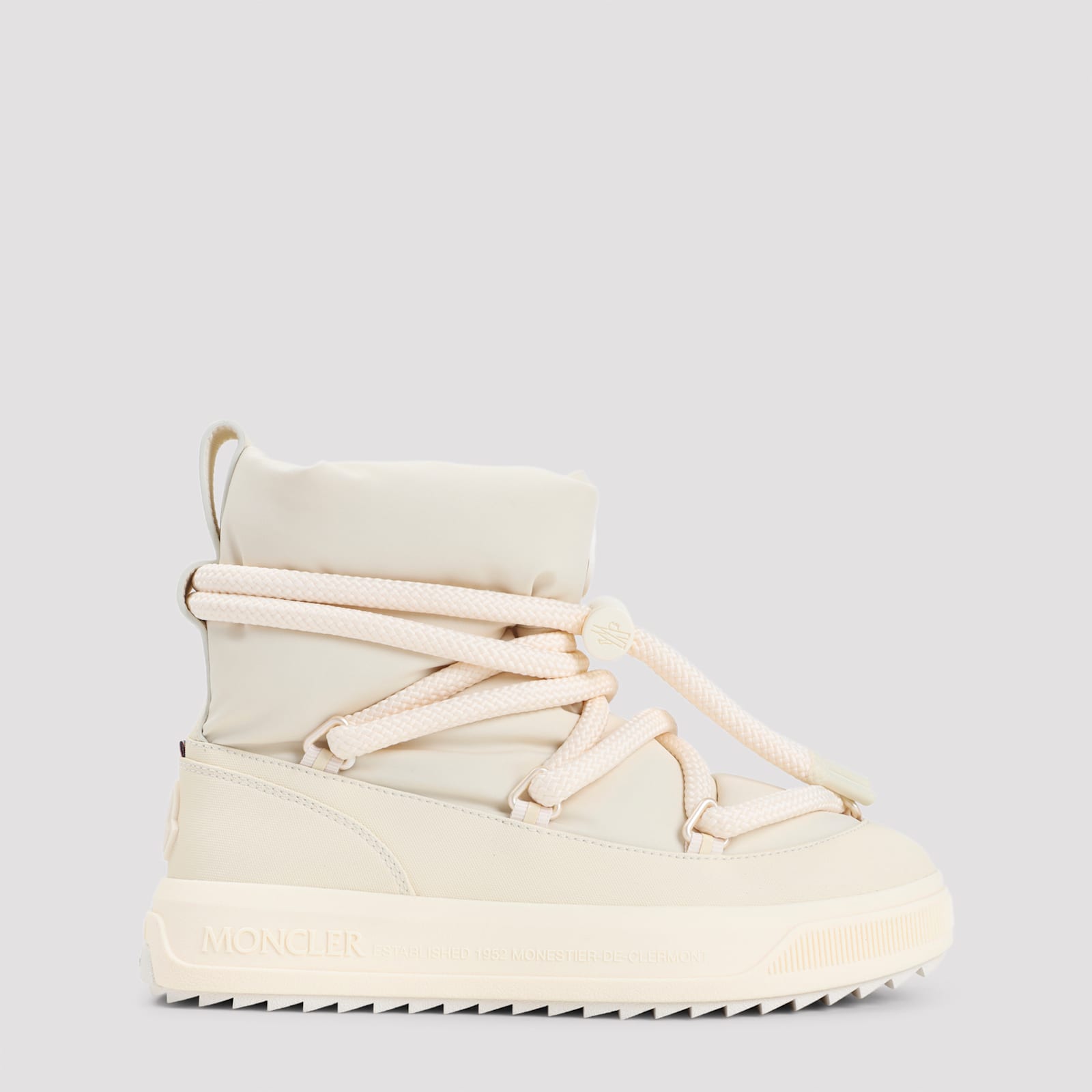 Moncler Altive Mid Snow Boots In Nude