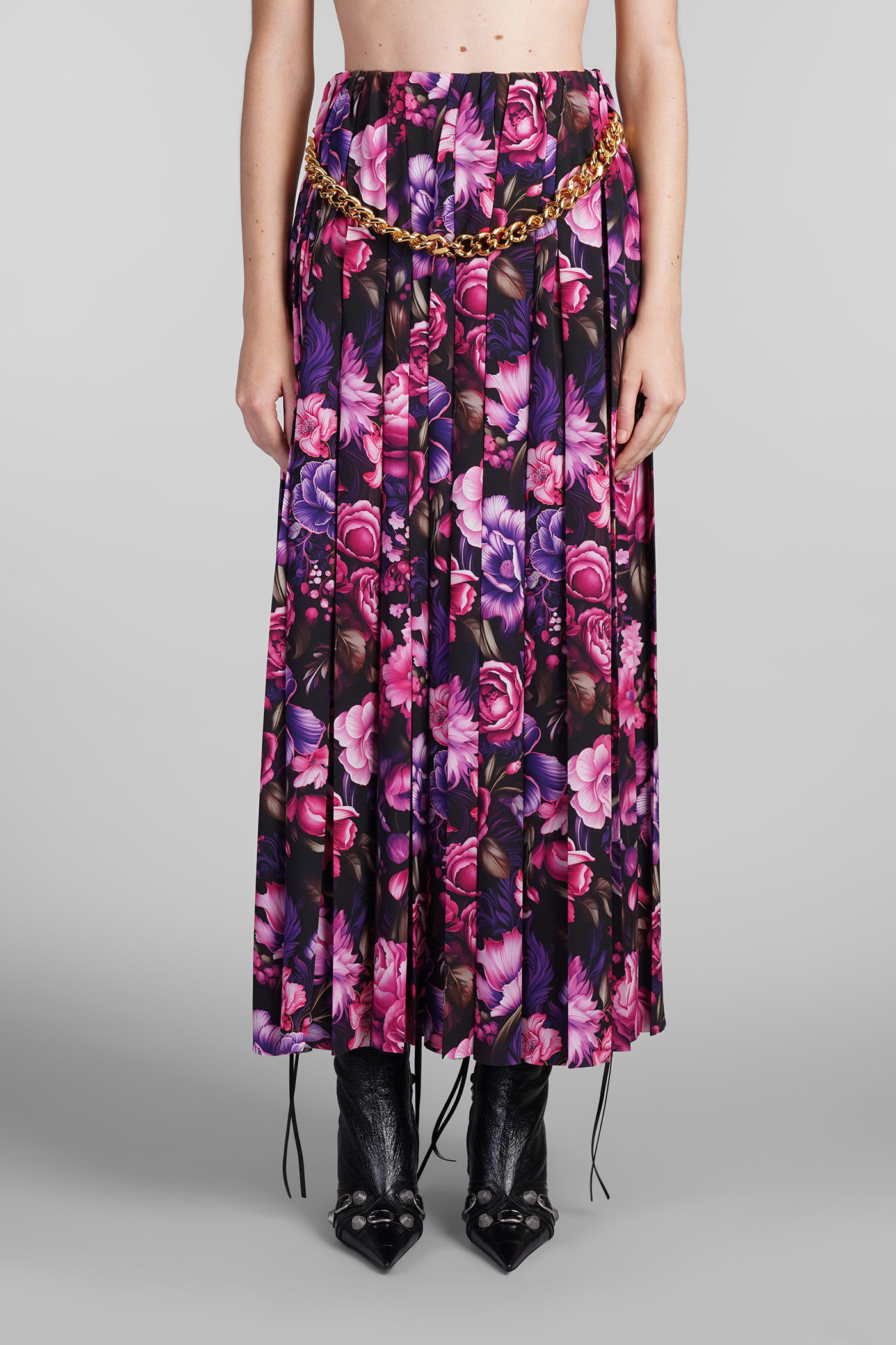 Skirt In Viola Polyester