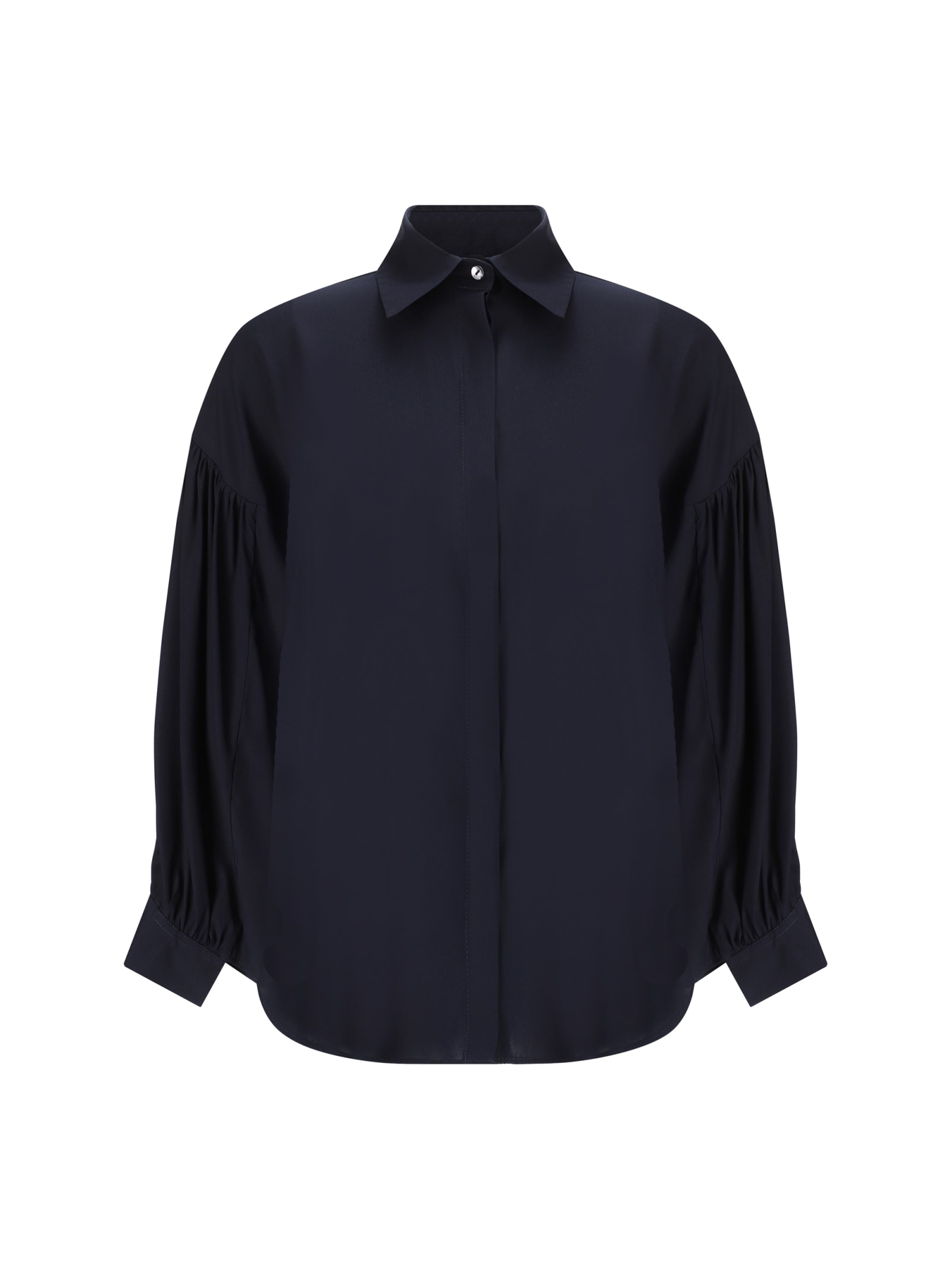 Shop Ella Shirt In Blue Navy