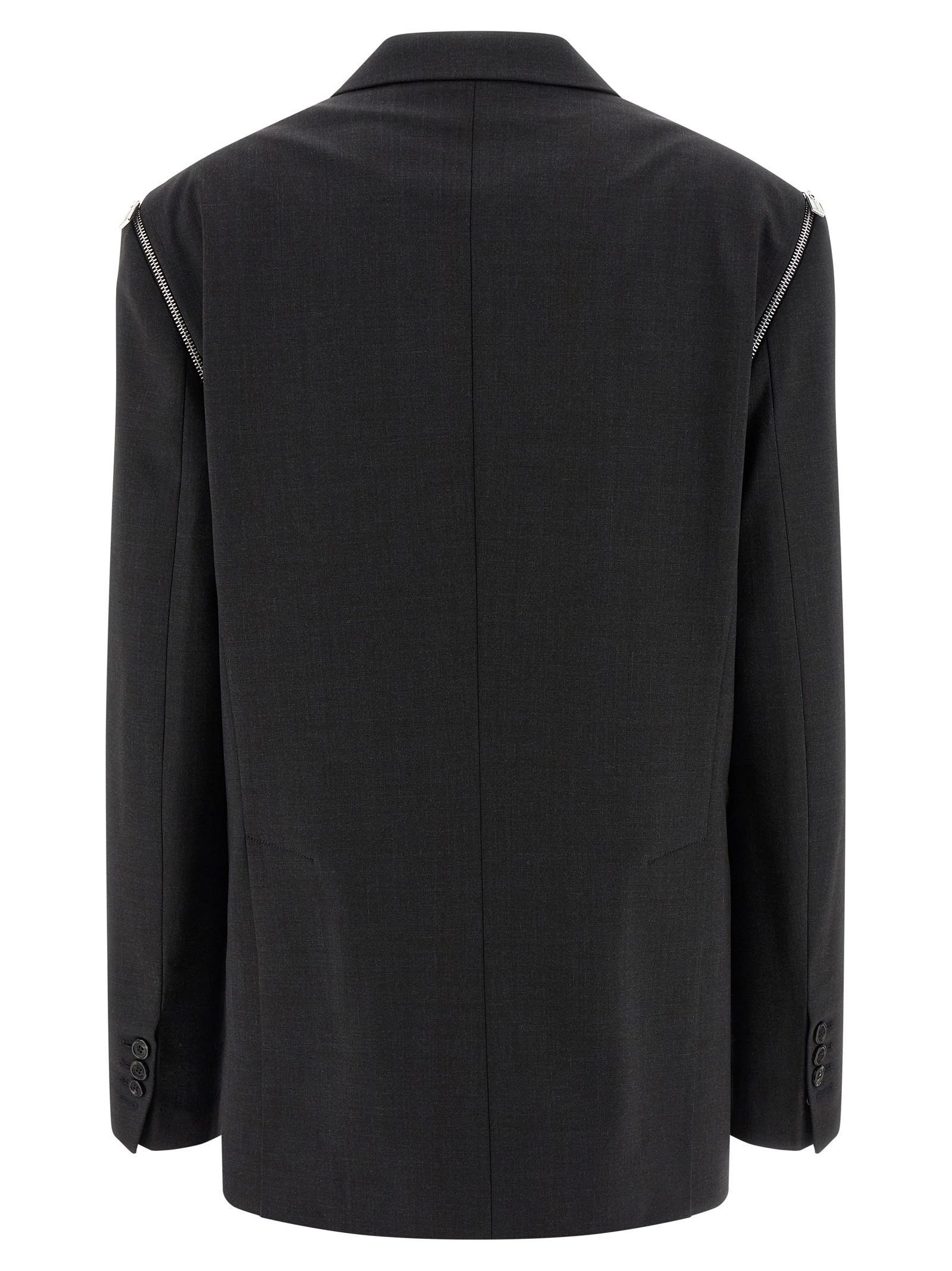 Dsquared2 X Bettter Double-breasted Zip Blazer In Black