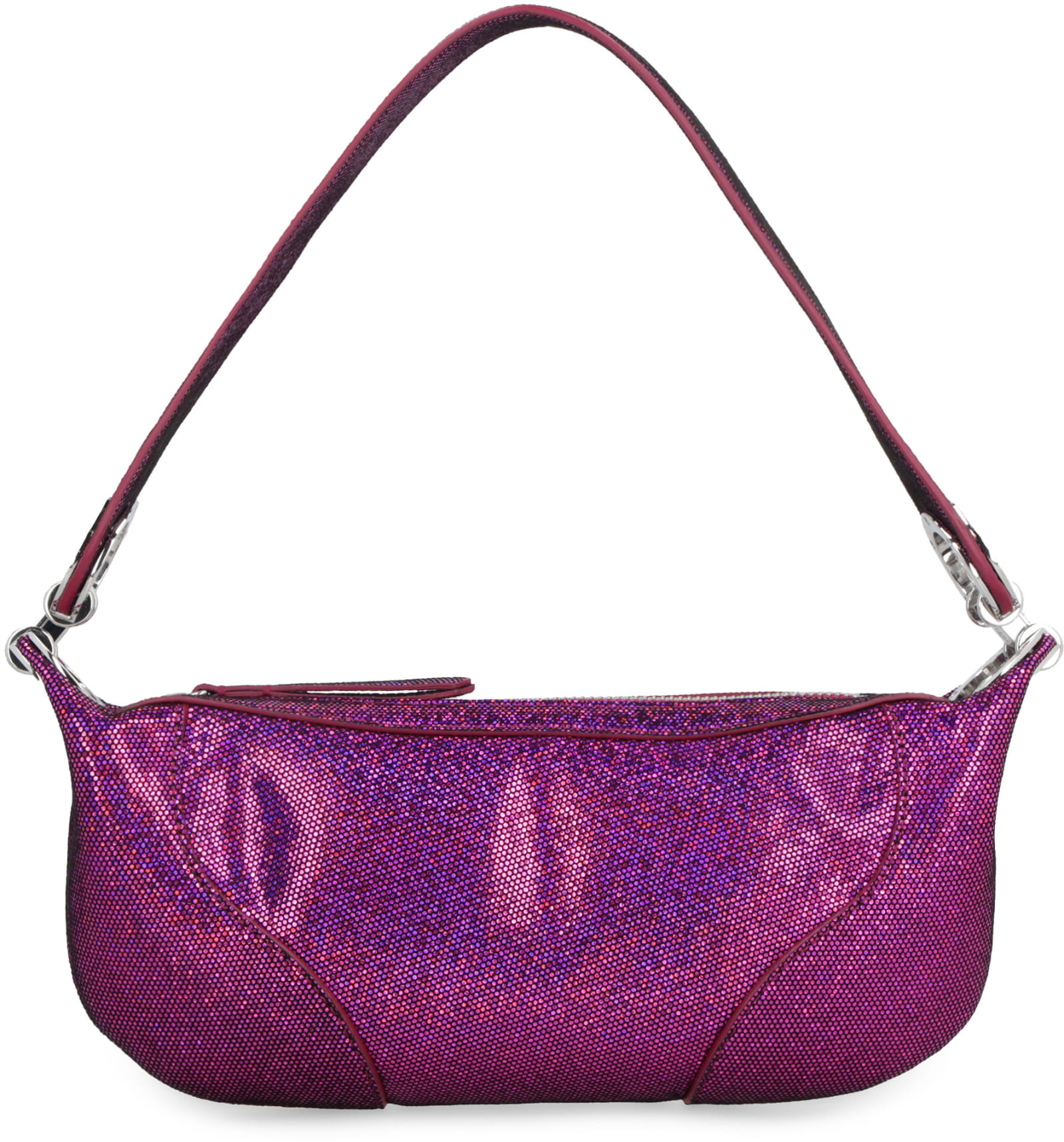Shop By Far Mini Amira Shoulder Bag In Purple