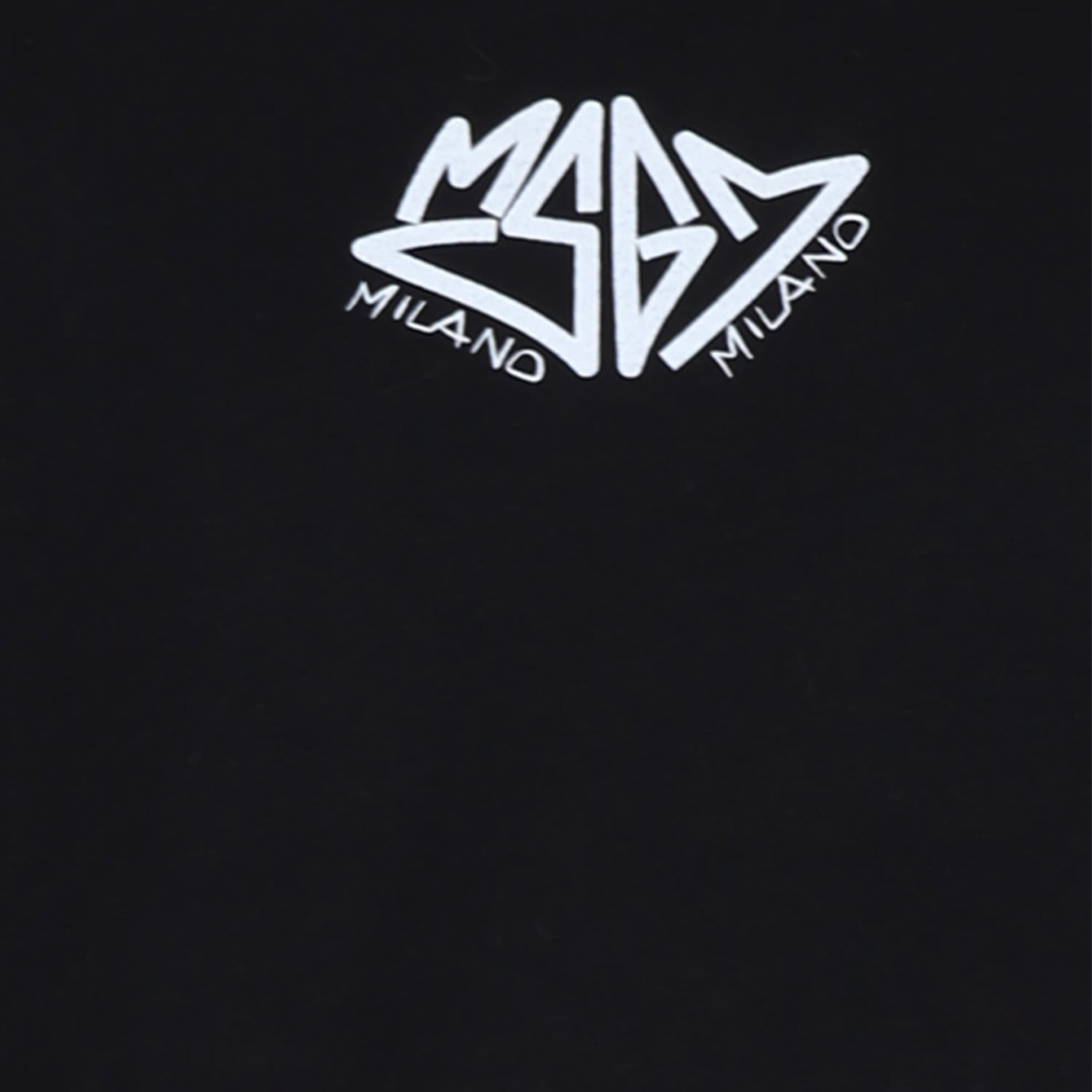 Shop Msgm Black T-shirt For Boy With Logo