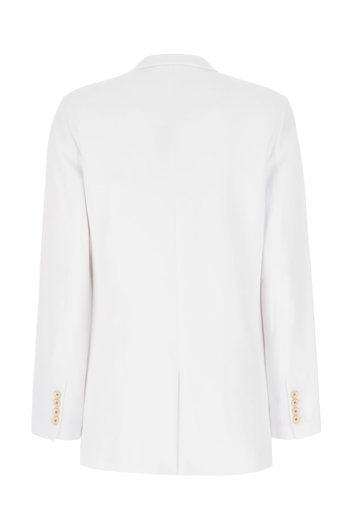 MICHAEL KORS WHITE TRIACETATE BLEND BLAZER 