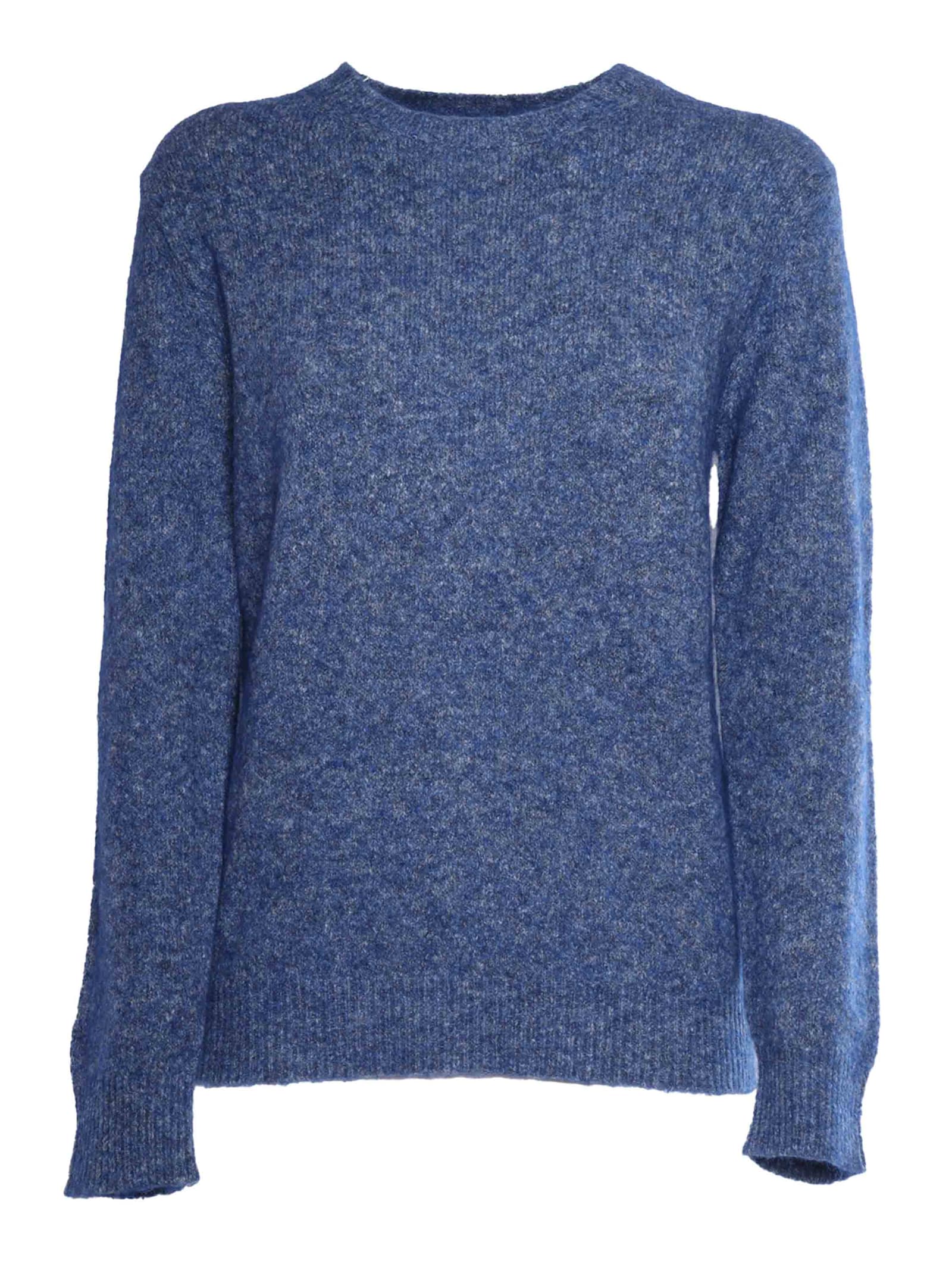 Shop Kangra Regular Fit Crewneck Sweater In Blue