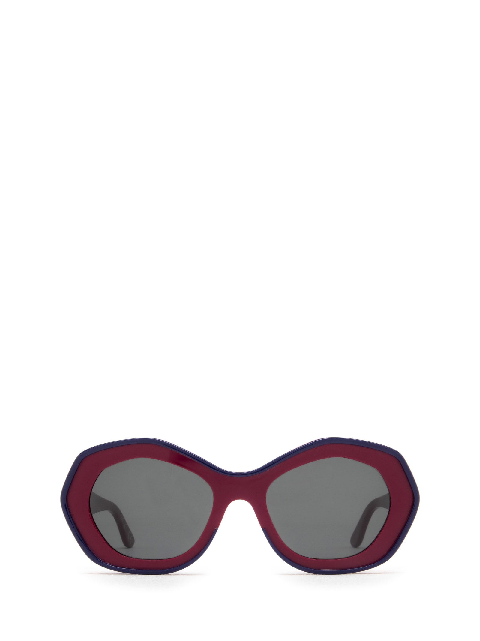 Marni Eyewear Ulawun Vulcano Bordeaux Sunglasses