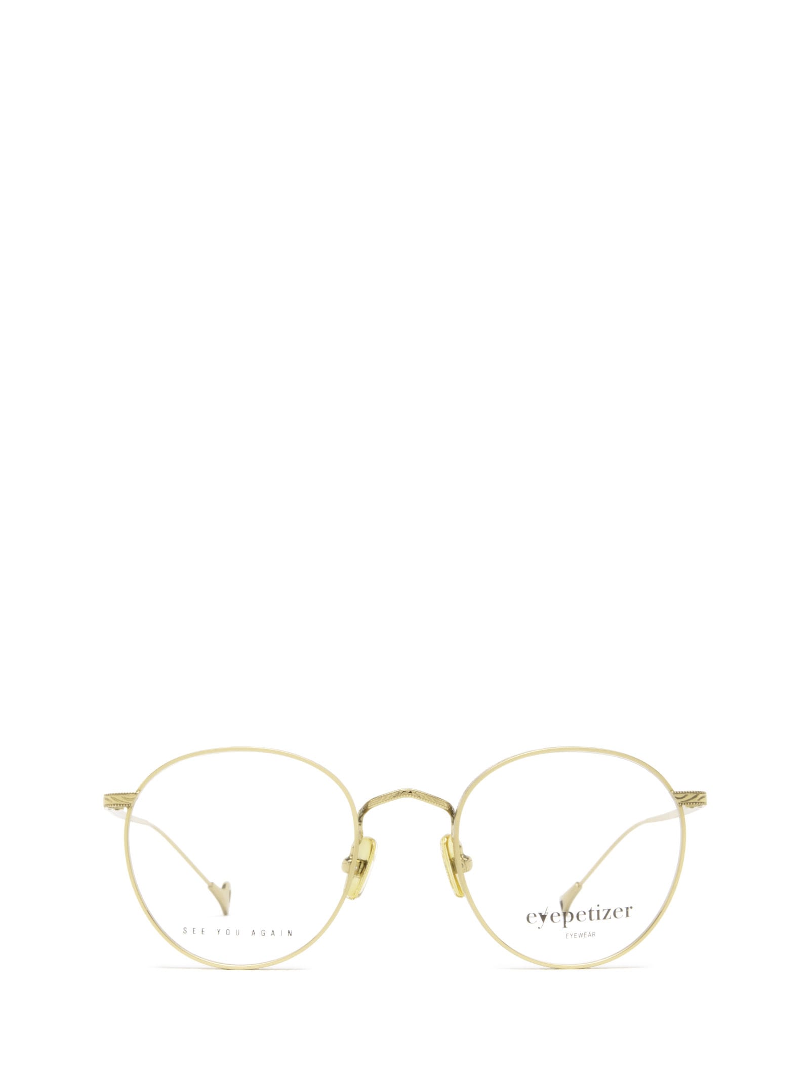 Eyepetizer Jockey Opt Gold Glasses