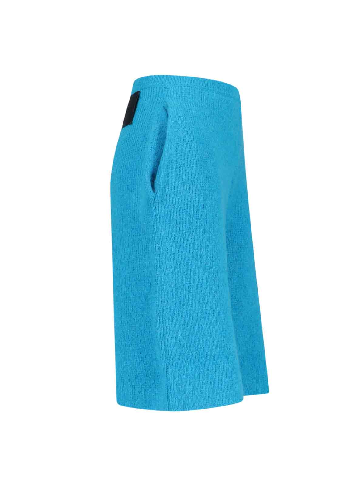 Shop Jw Anderson Knitted Shorts In Light Blue