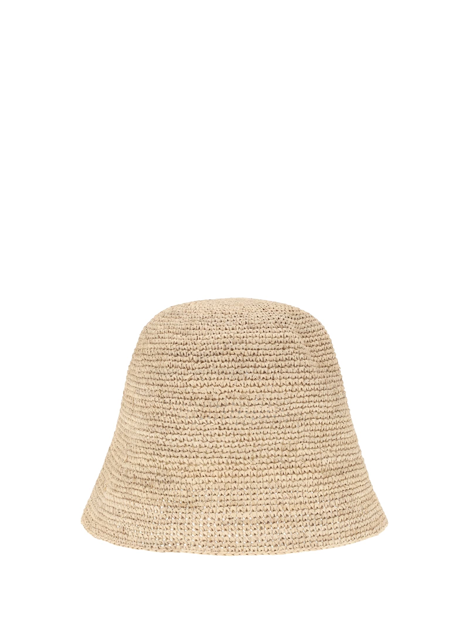 Ibeliv Andao Rafia Hat In Metallic