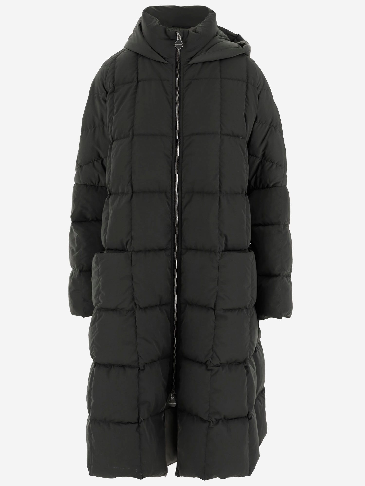 Ienki Ienki Pyramid Ennio Long Down Jacket In Green