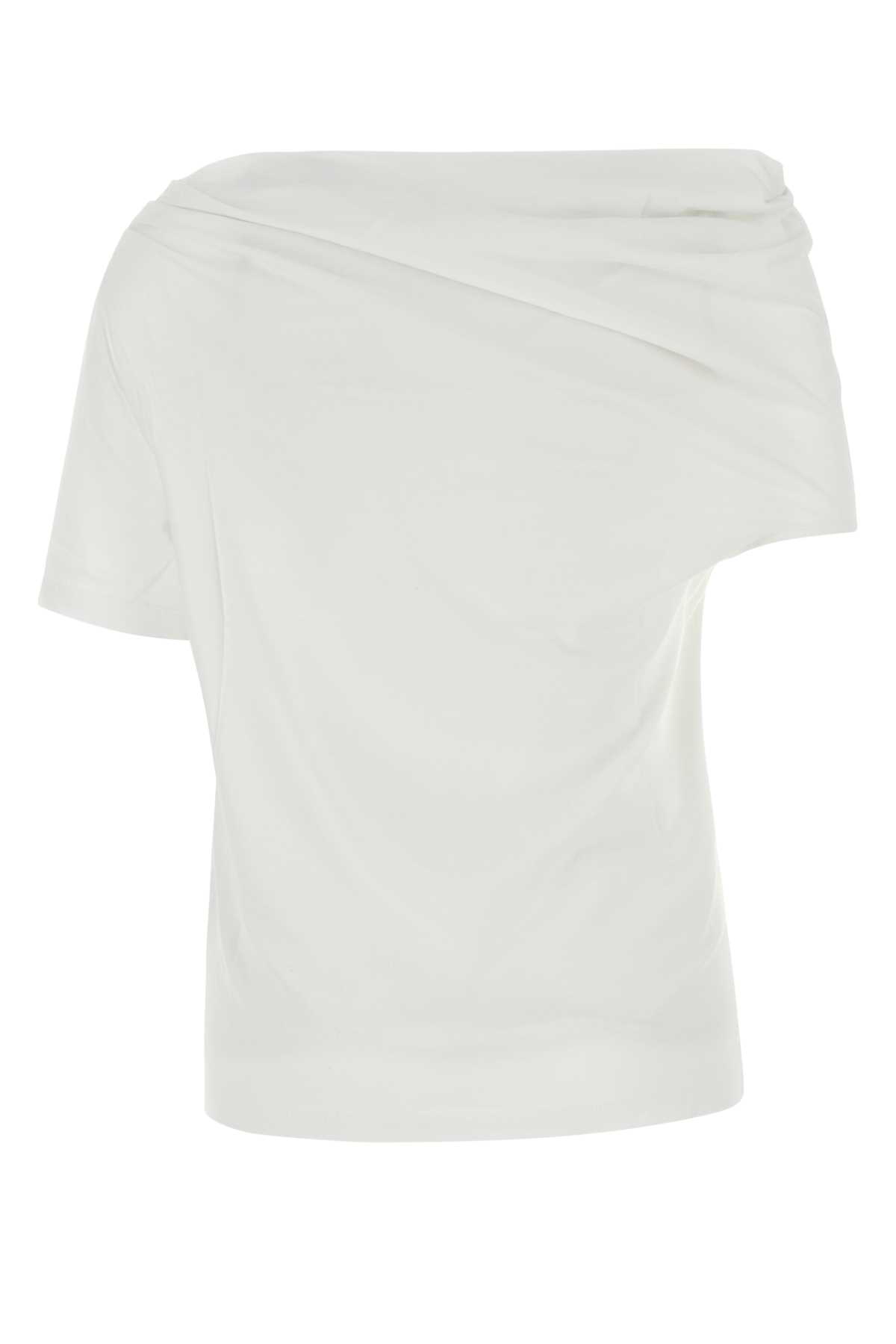 Shop Givenchy White Cotton T-shirt