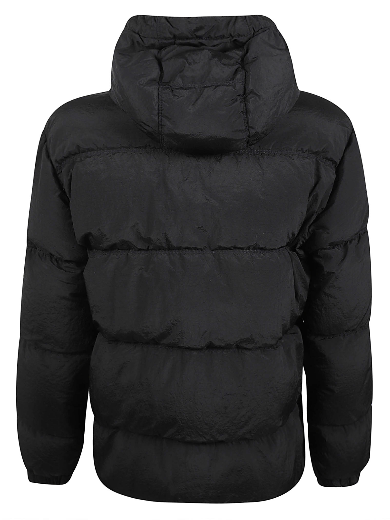 STONE ISLAND BUTTONED PADDED JACKET 