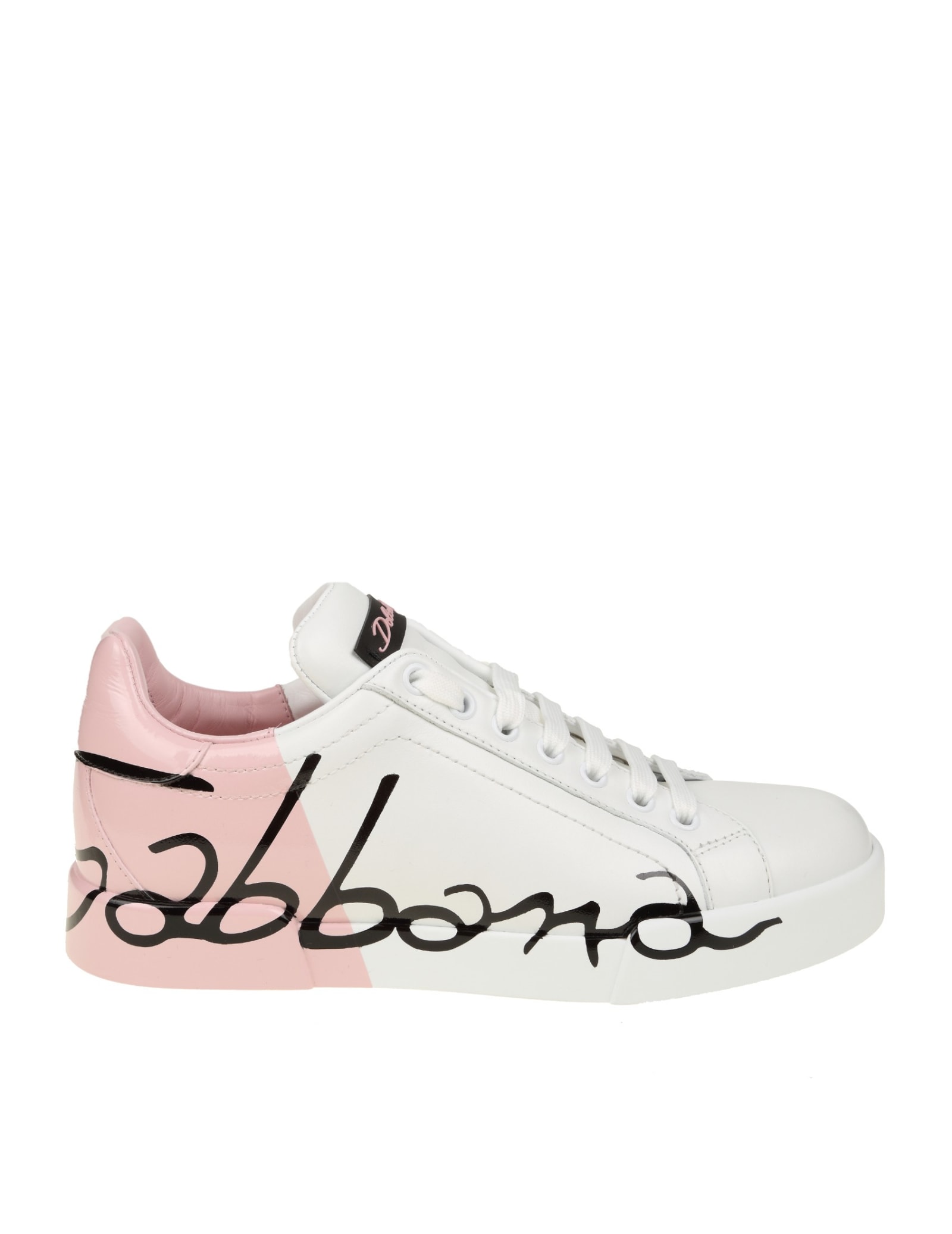 Dolce & Gabbana Portofino Sneakers In Leather