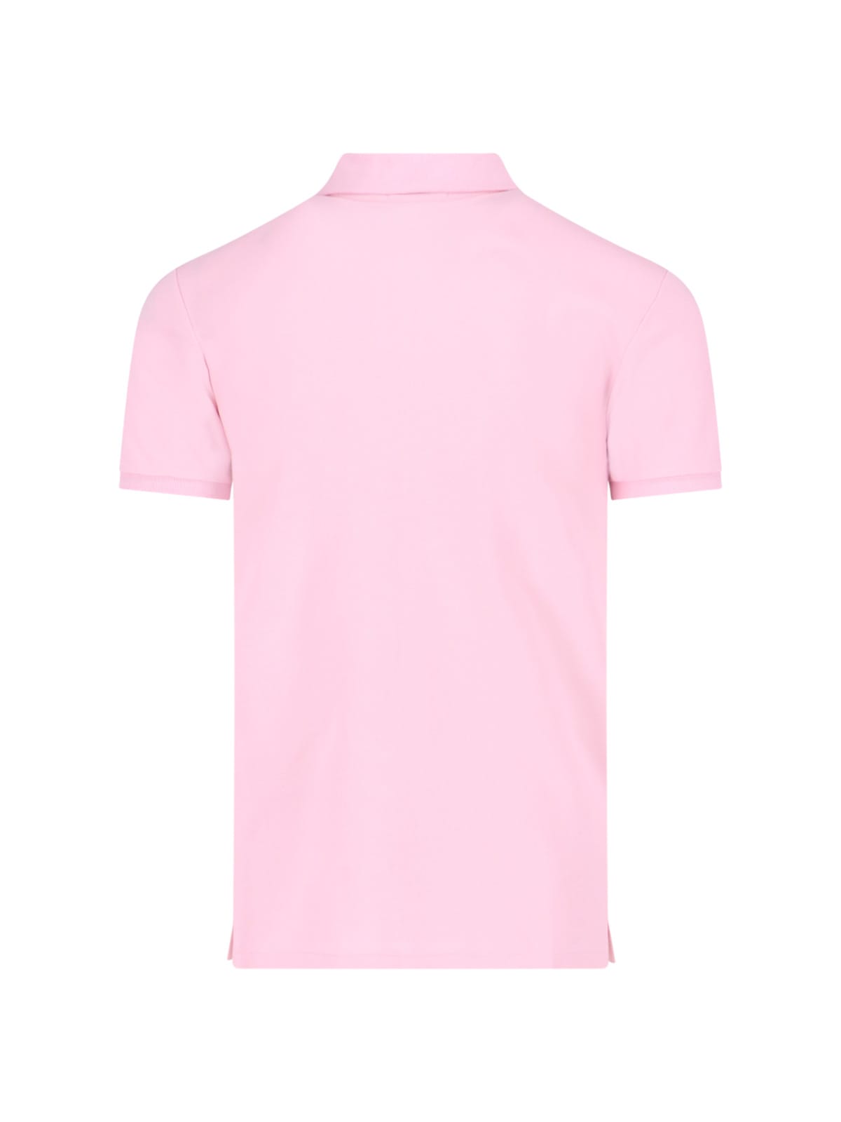 Shop Polo Ralph Lauren Logo Polo Shirt T-shirt In Pink