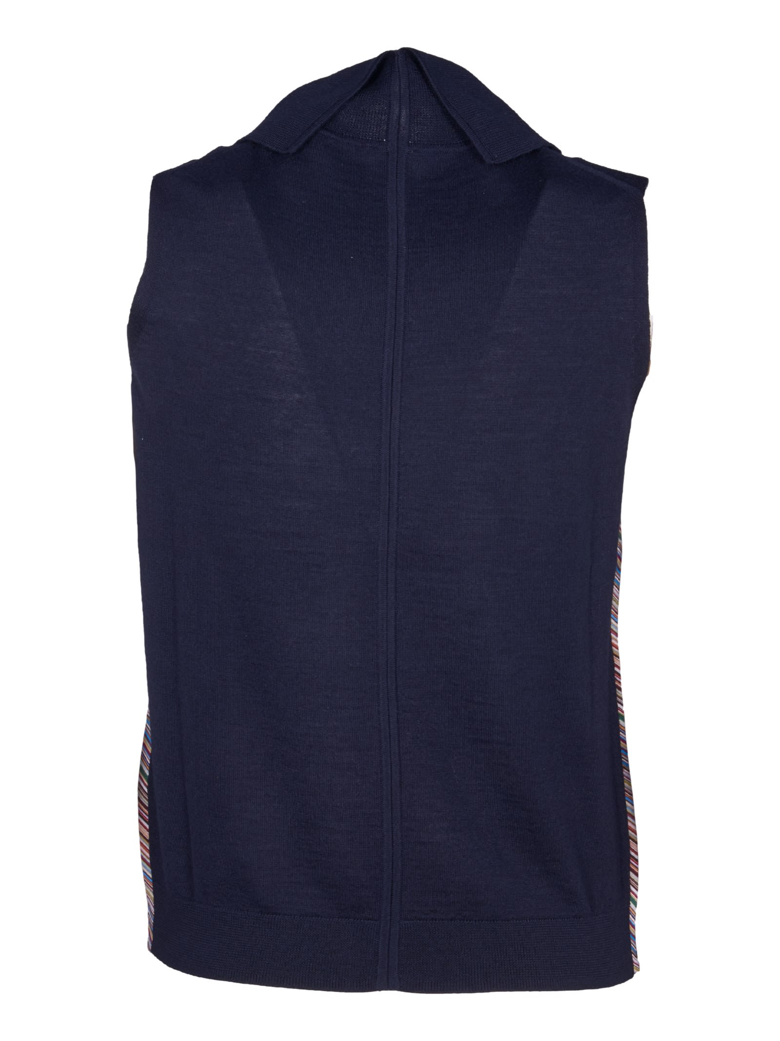 Paul Smith Roll-neck Sweater In Blue