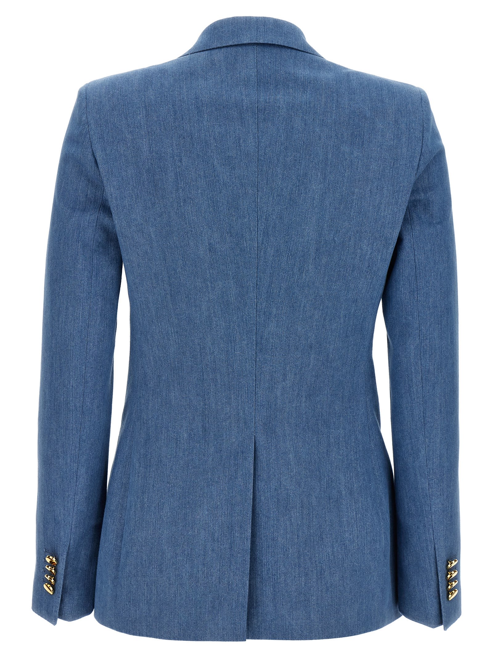 Tagliatore 'nayade' Blazer Double-breasted Gold Buttons In Blue