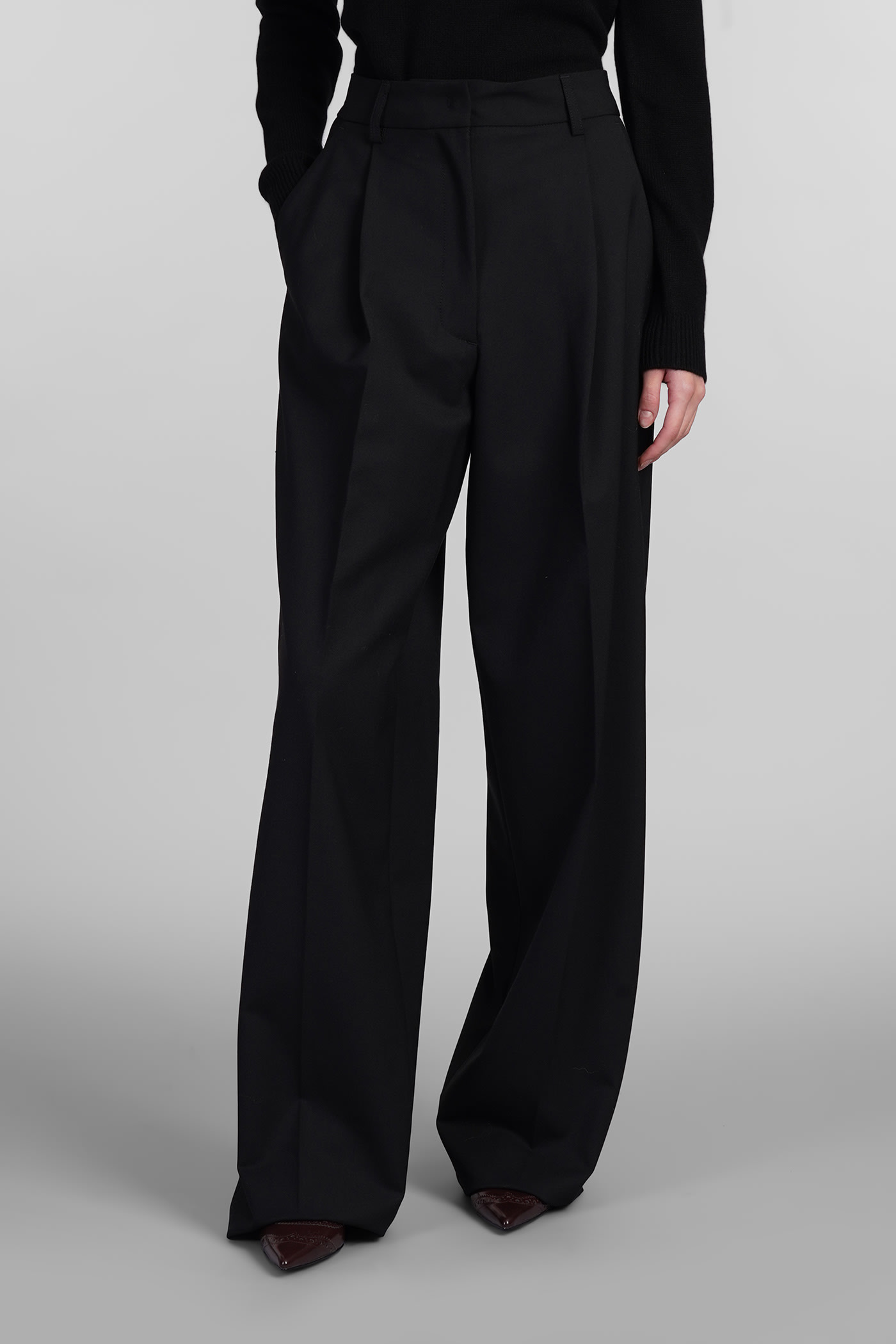 Axel Pants In Black Wool