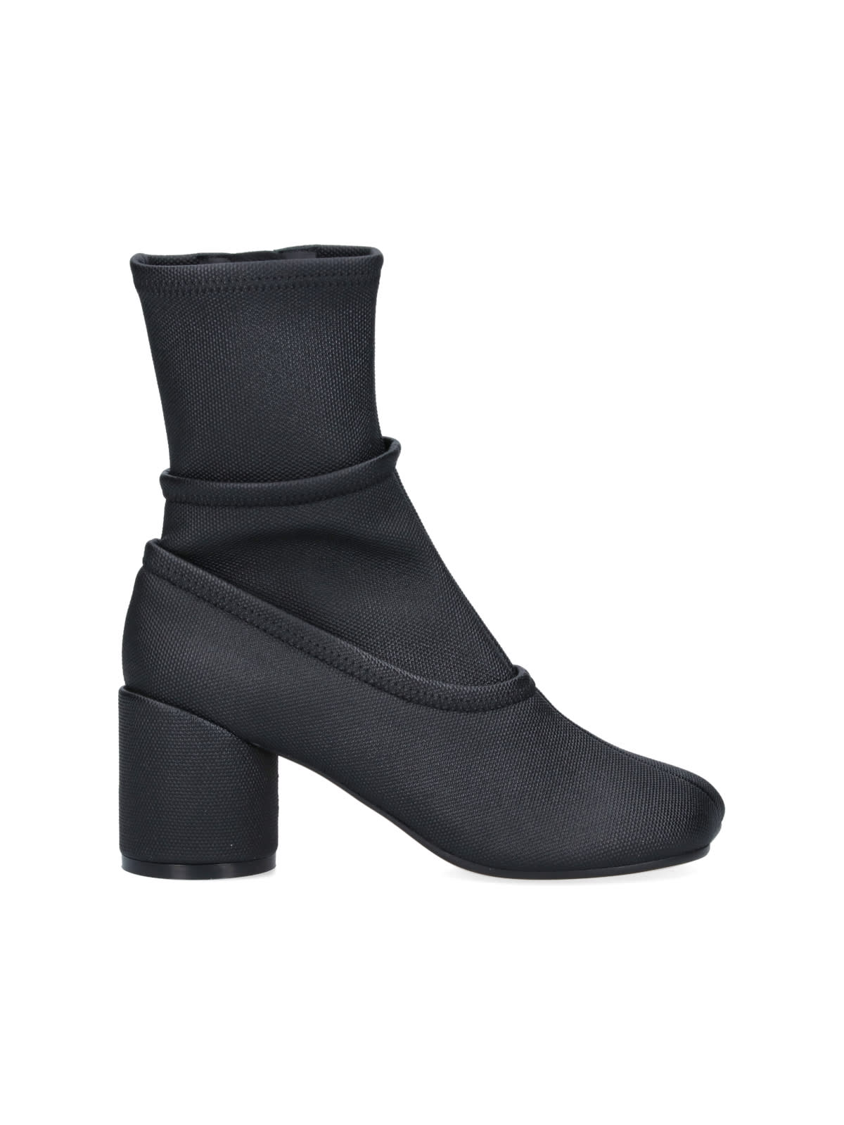 Shop Mm6 Maison Margiela Anatomic Ankle Boots In Black