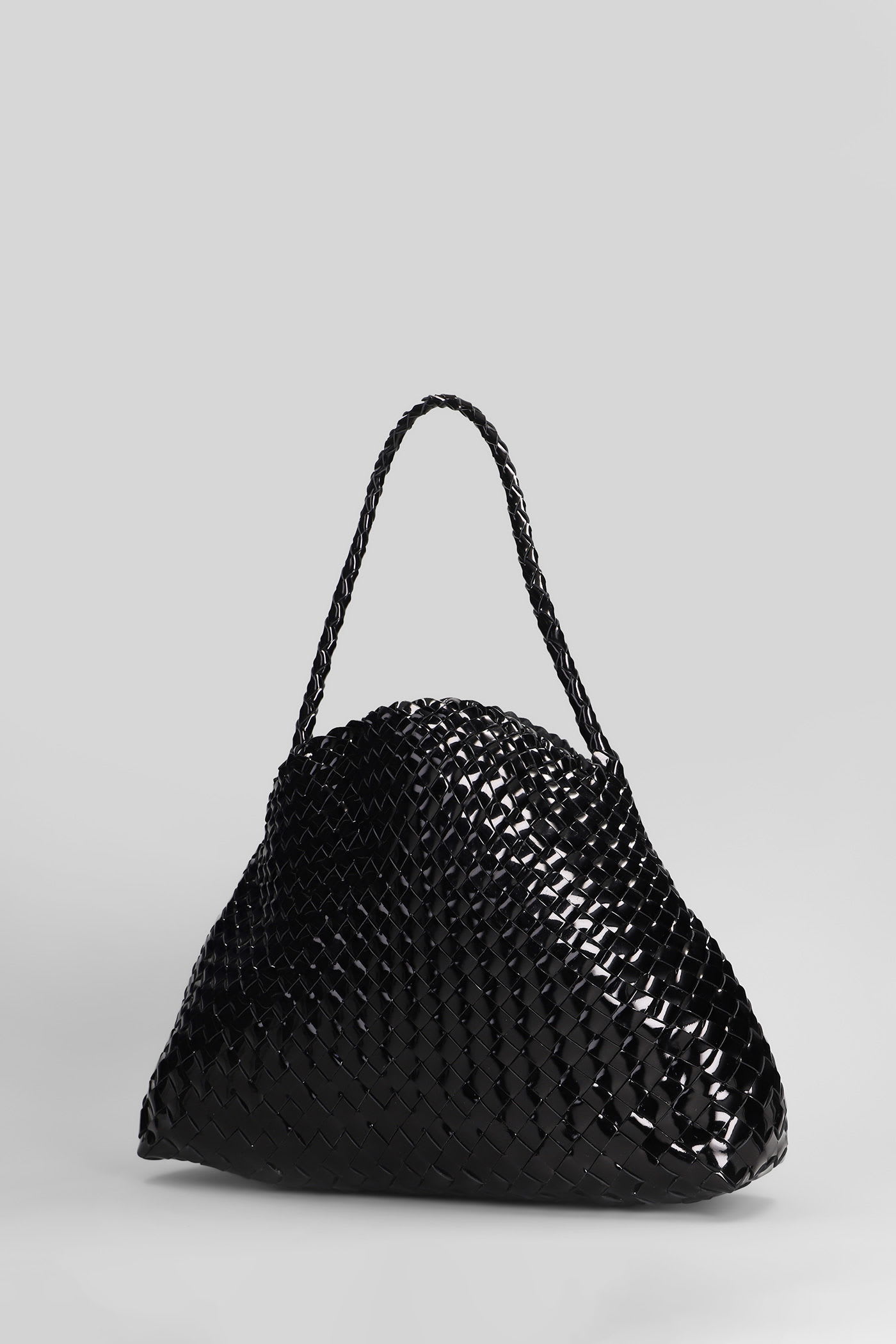 Dragon Diffusion Santa Maria Mini Hand Bag In Black Leather In Black