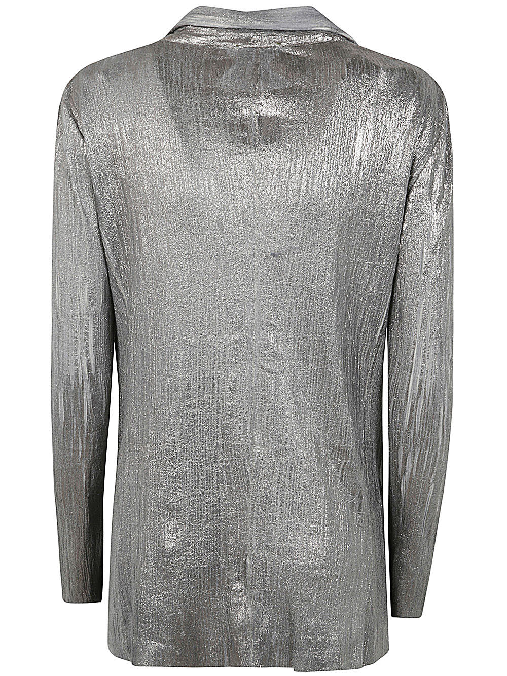 Shop Avant Toi Wrinkled Stich Rever Jacket With Lamination In Ice