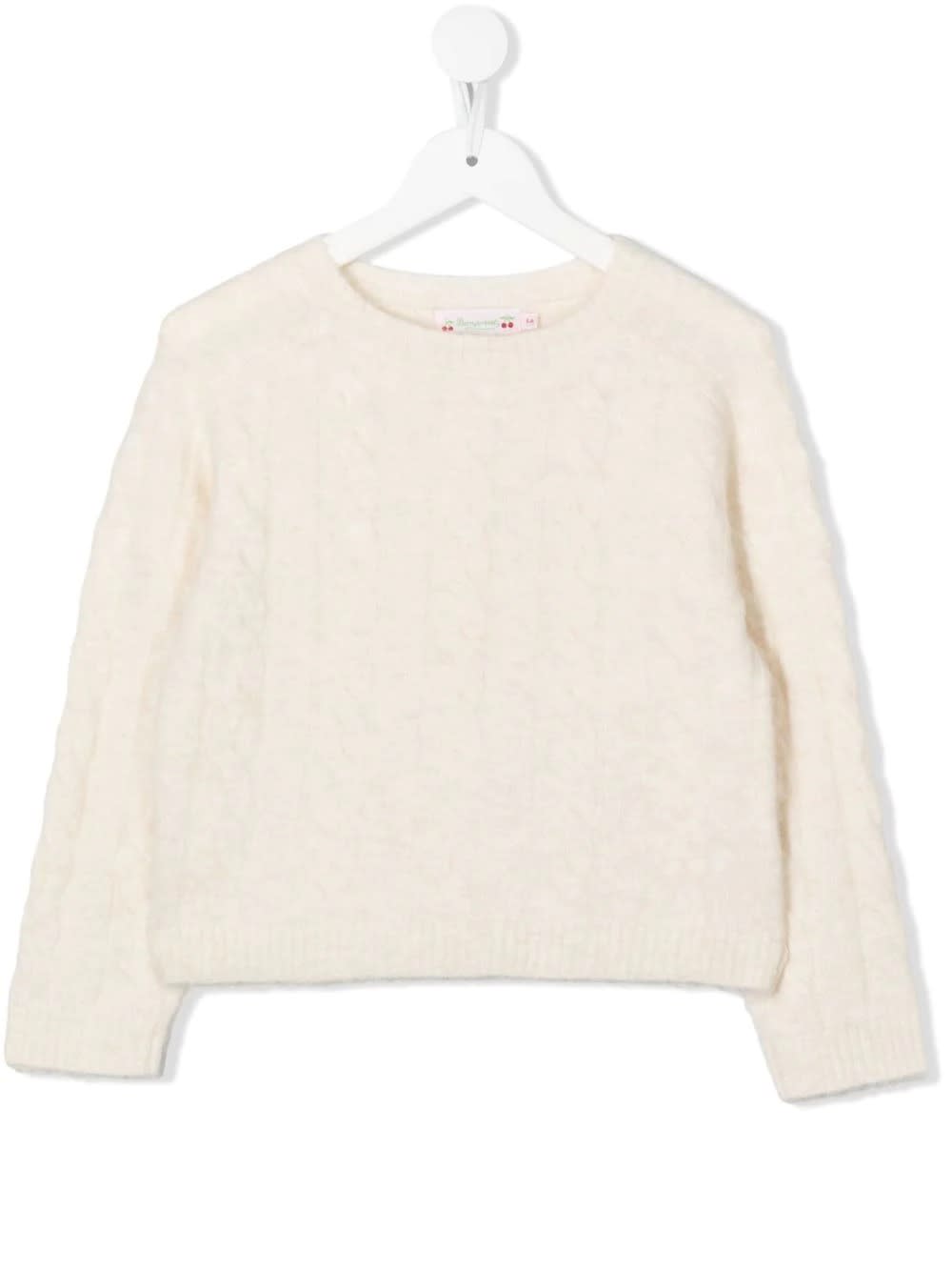 Bonpoint Milk White Brett Sweater