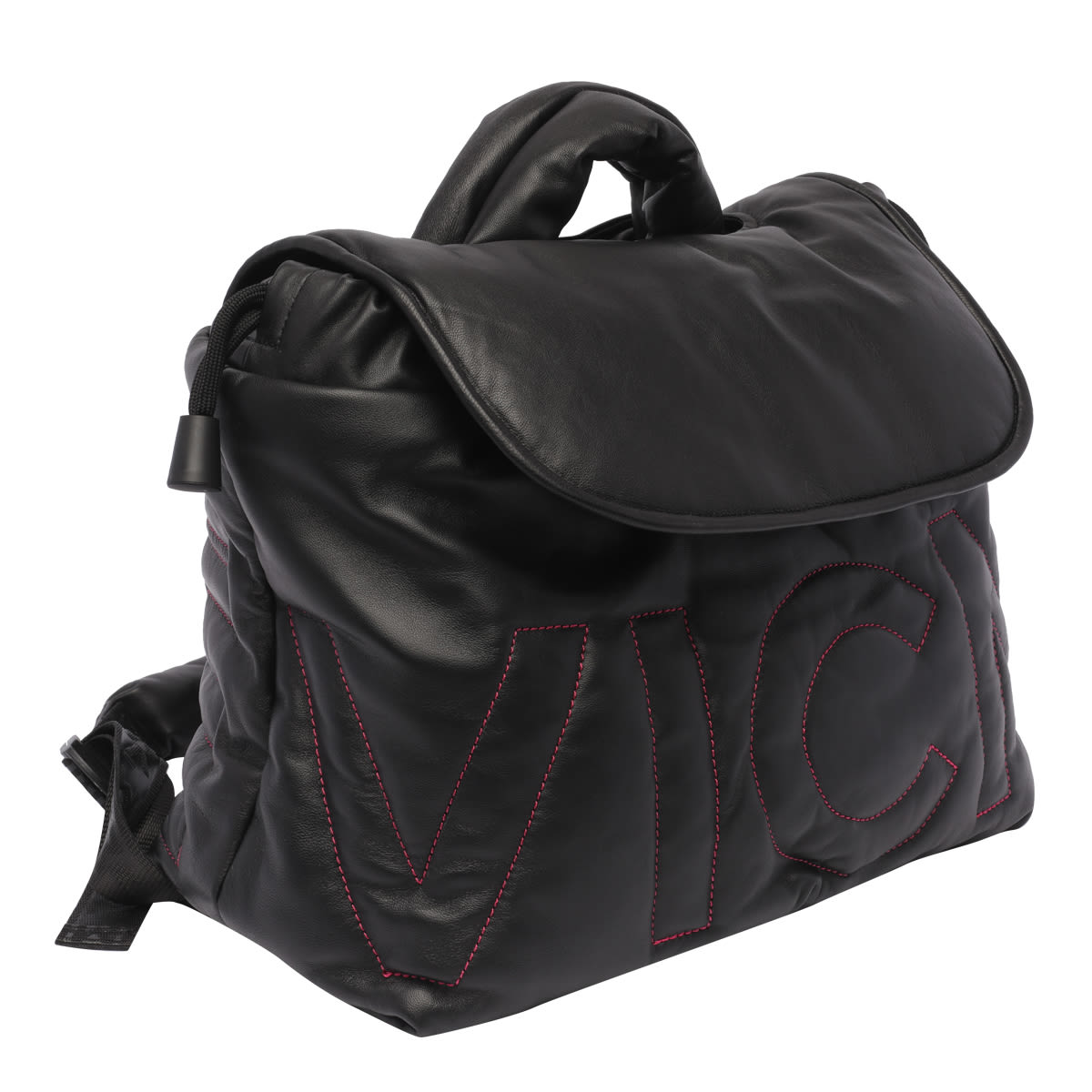 Shop Vic Matie Logo Backpack In Black